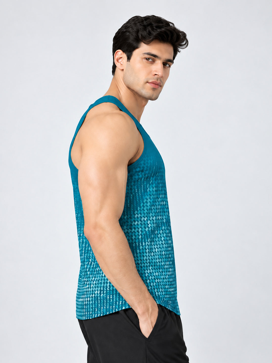 Men’s 4-Way Stretch Sports Singlet | Super Soft Gym & Training Wear Manufacturer & Wholesale Supplier