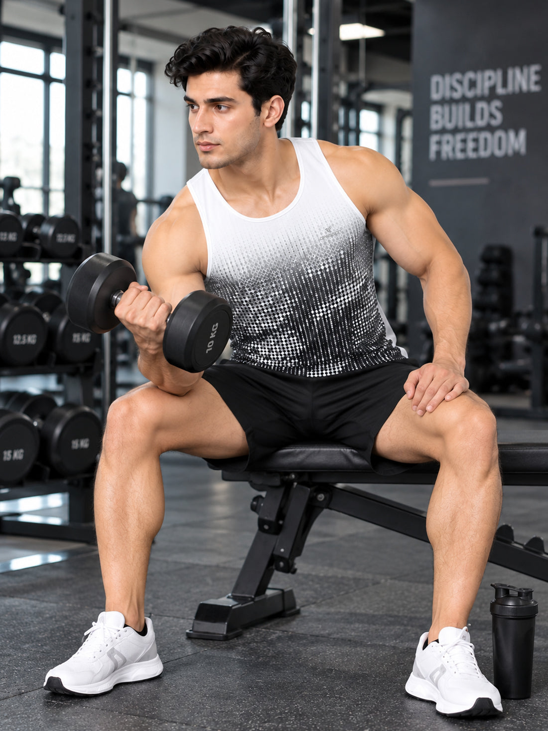 Men’s 4-Way Stretch Sports Singlet | Super Soft Gym & Training Wear Manufacturer & Wholesale Supplier