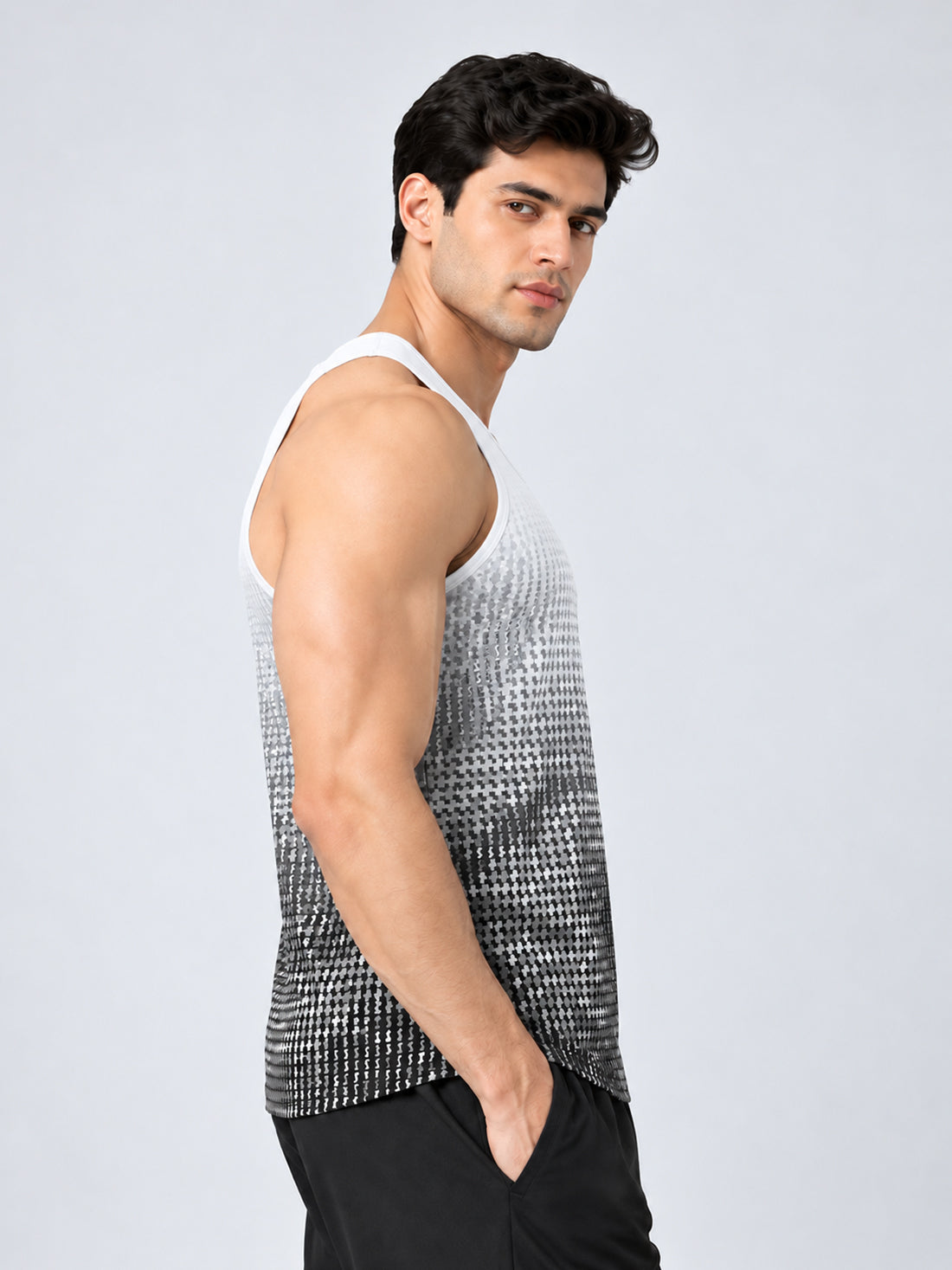 Men’s 4-Way Stretch Sports Singlet | Super Soft Gym & Training Wear Manufacturer & Wholesale Supplier