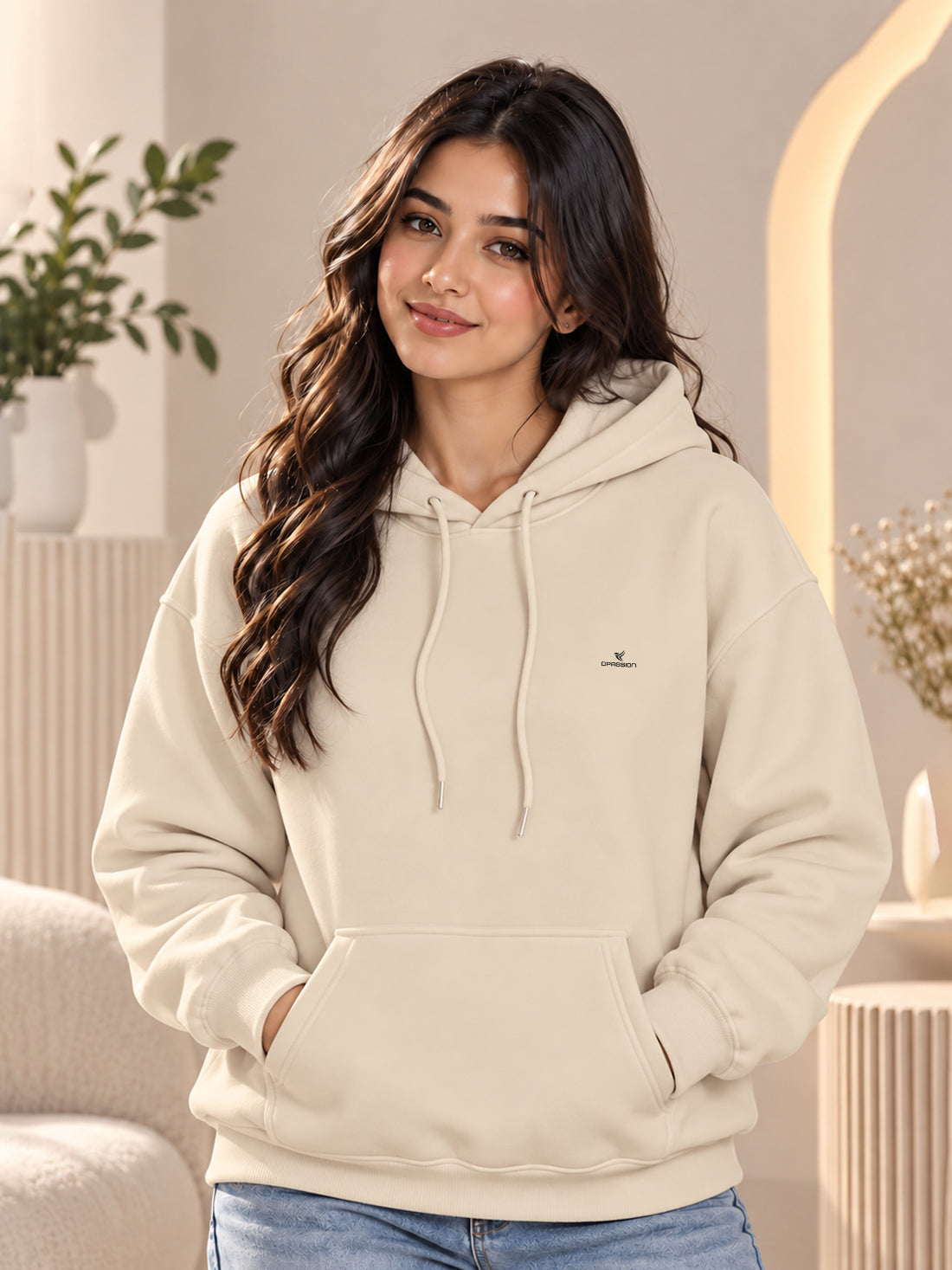 Dpassion Women’s Premium 320 GSM Cotton Fleece Hoodie – Manufacturer, Wholesaler & Exporter