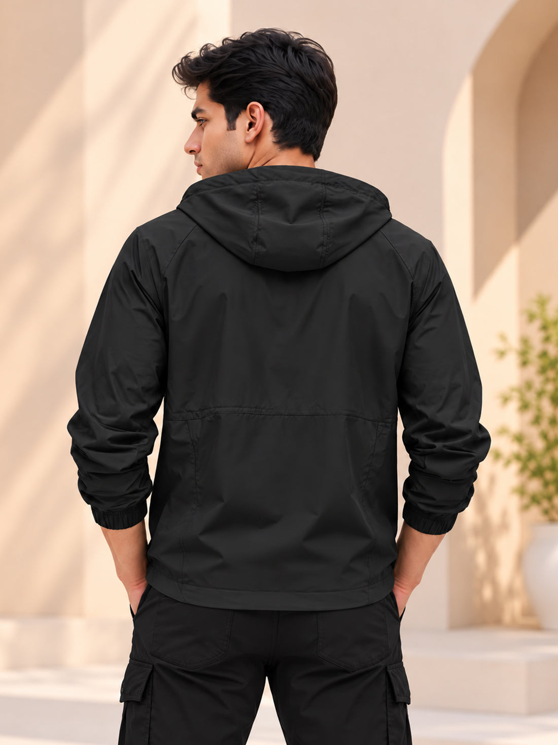 Dpassion Men’s Premium Hooded Windcheater Jacket – Wholesale Manufacturer & Exporter