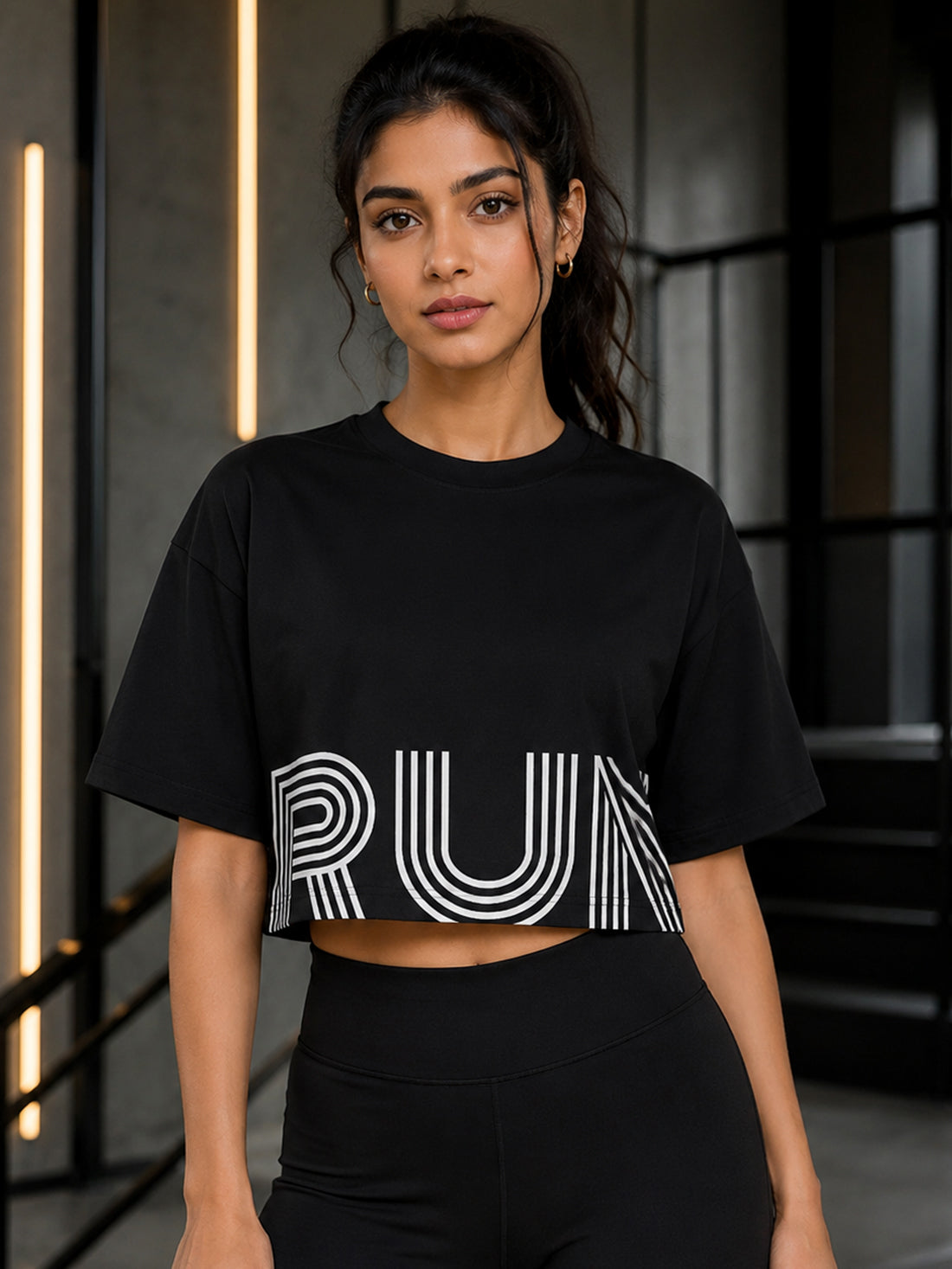 Women's Oversized Crop T-Shirt | Premium Cotton Manufacturer India