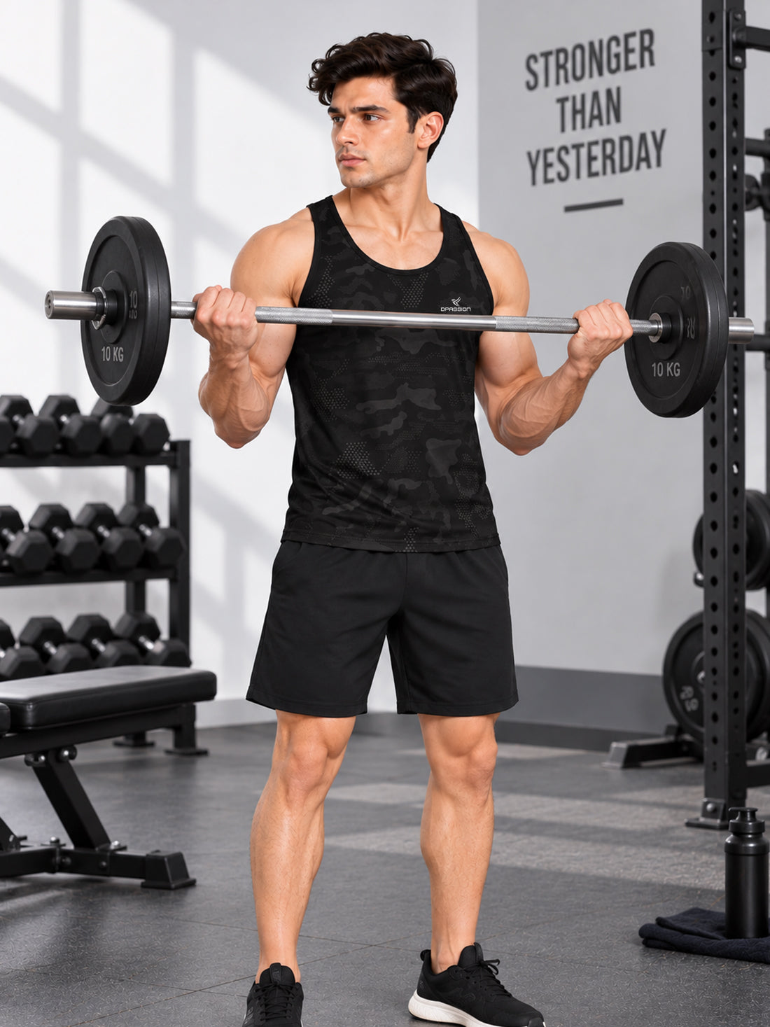 Men’s 4-Way Stretch Sports Singlet | Super Soft Gym & Training Wear Manufacturer & Wholesale Supplier