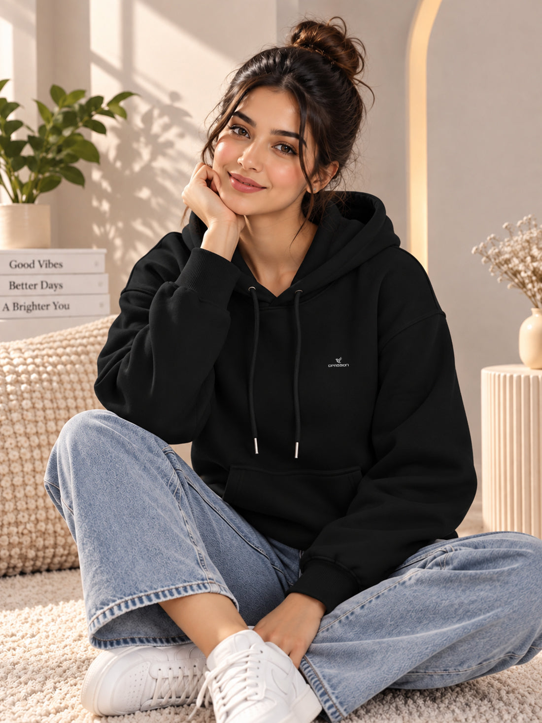 Dpassion Women’s Premium 320 GSM Cotton Fleece Hoodie – Manufacturer, Wholesaler & Exporter