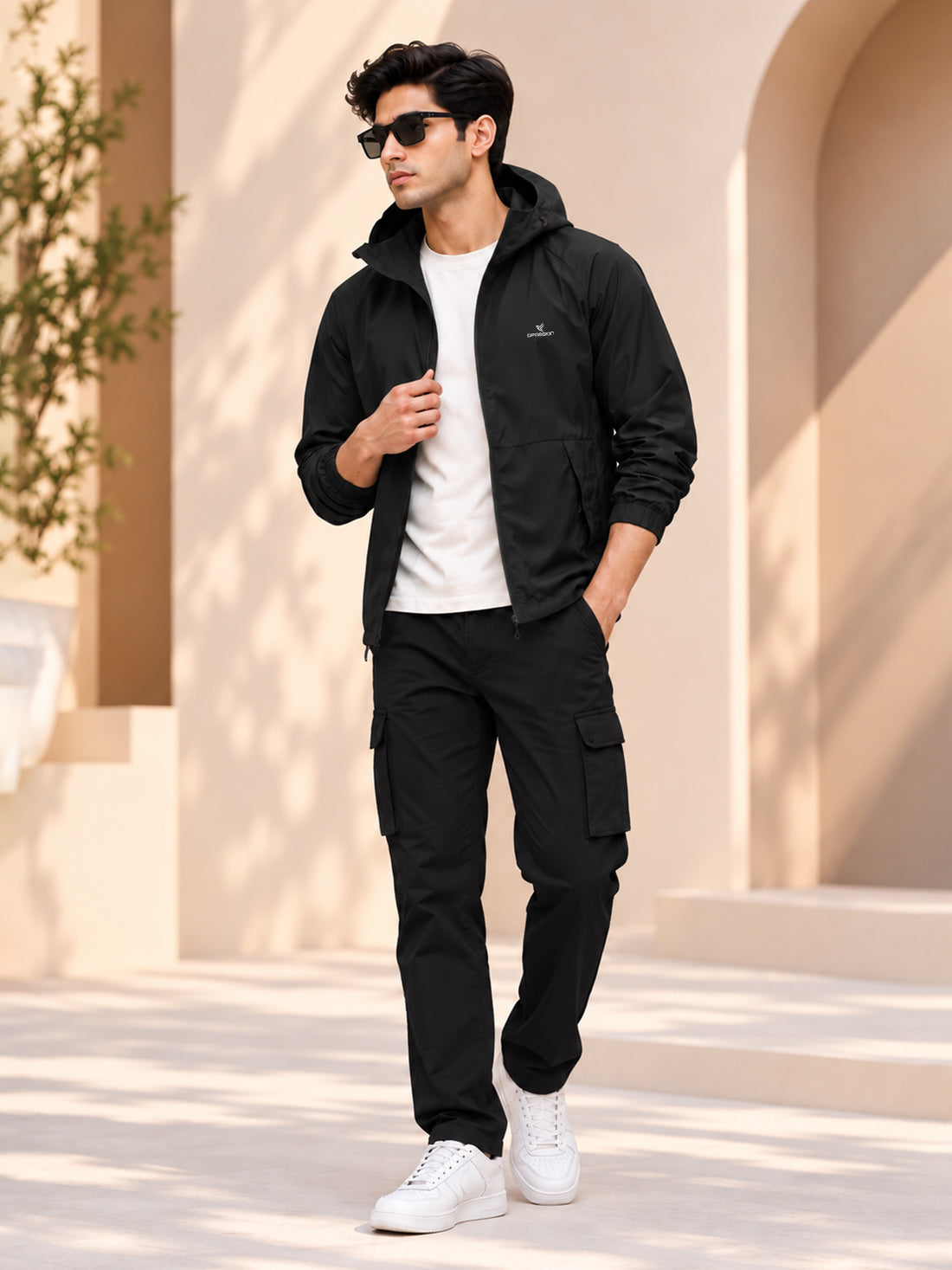 Dpassion Men’s Premium Hooded Windcheater Jacket – Wholesale Manufacturer & Exporter
