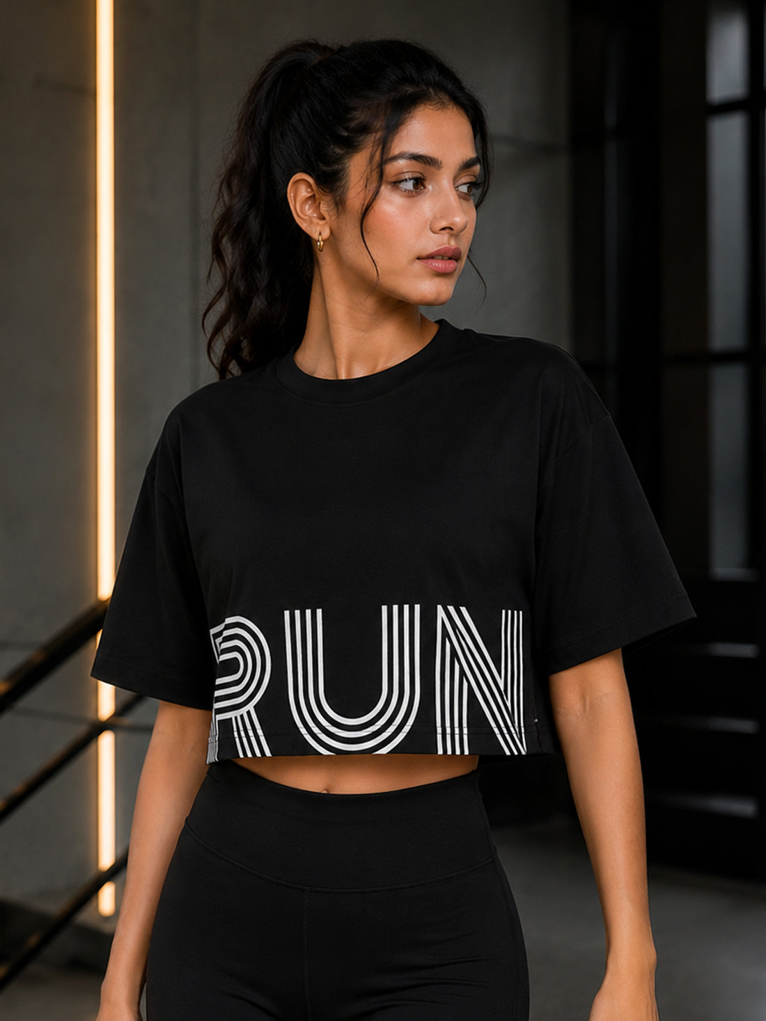 Women's Oversized Crop T-Shirt | Premium Cotton Manufacturer India