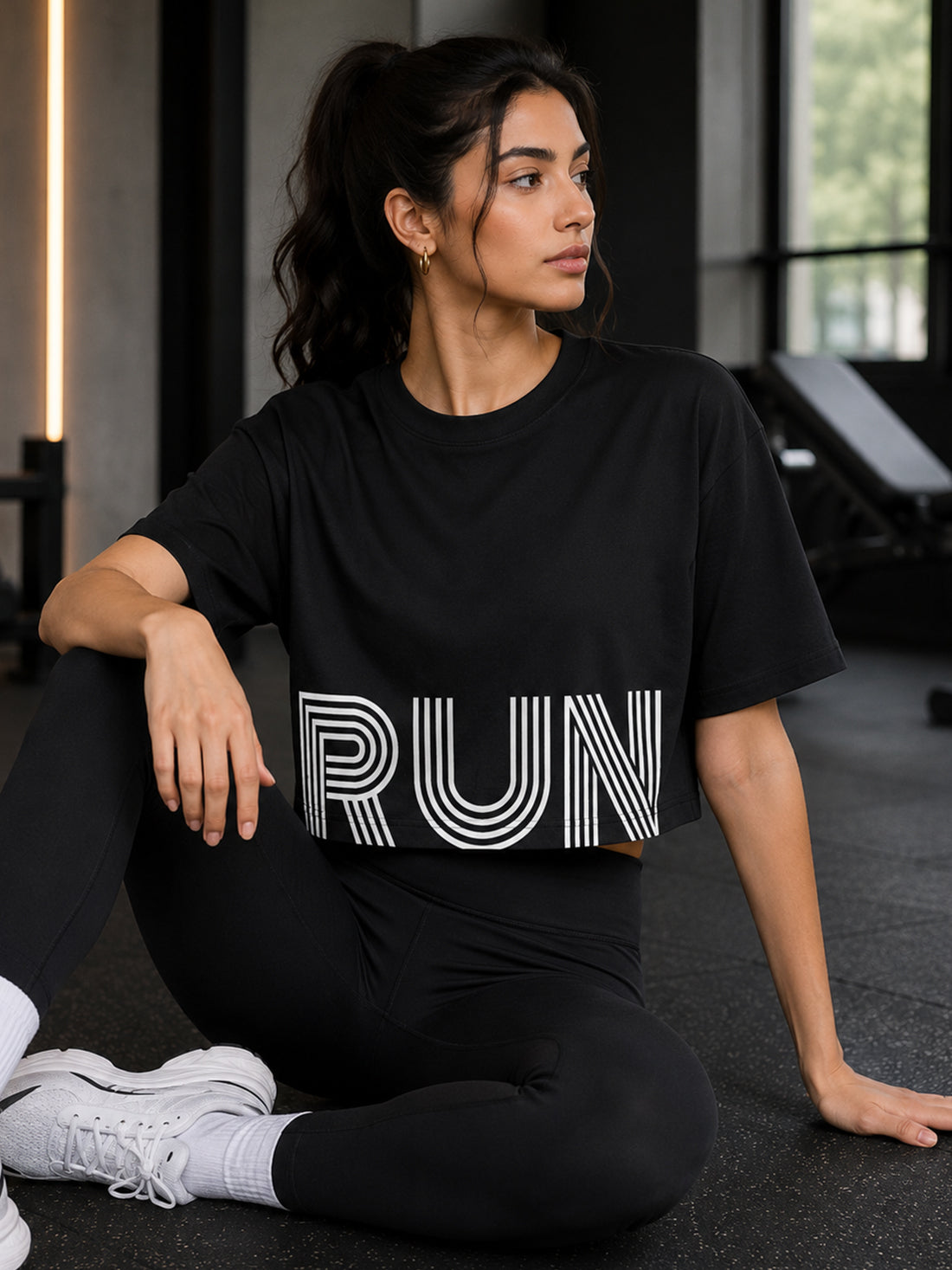 Women's Oversized Crop T-Shirt | Premium Cotton Manufacturer India