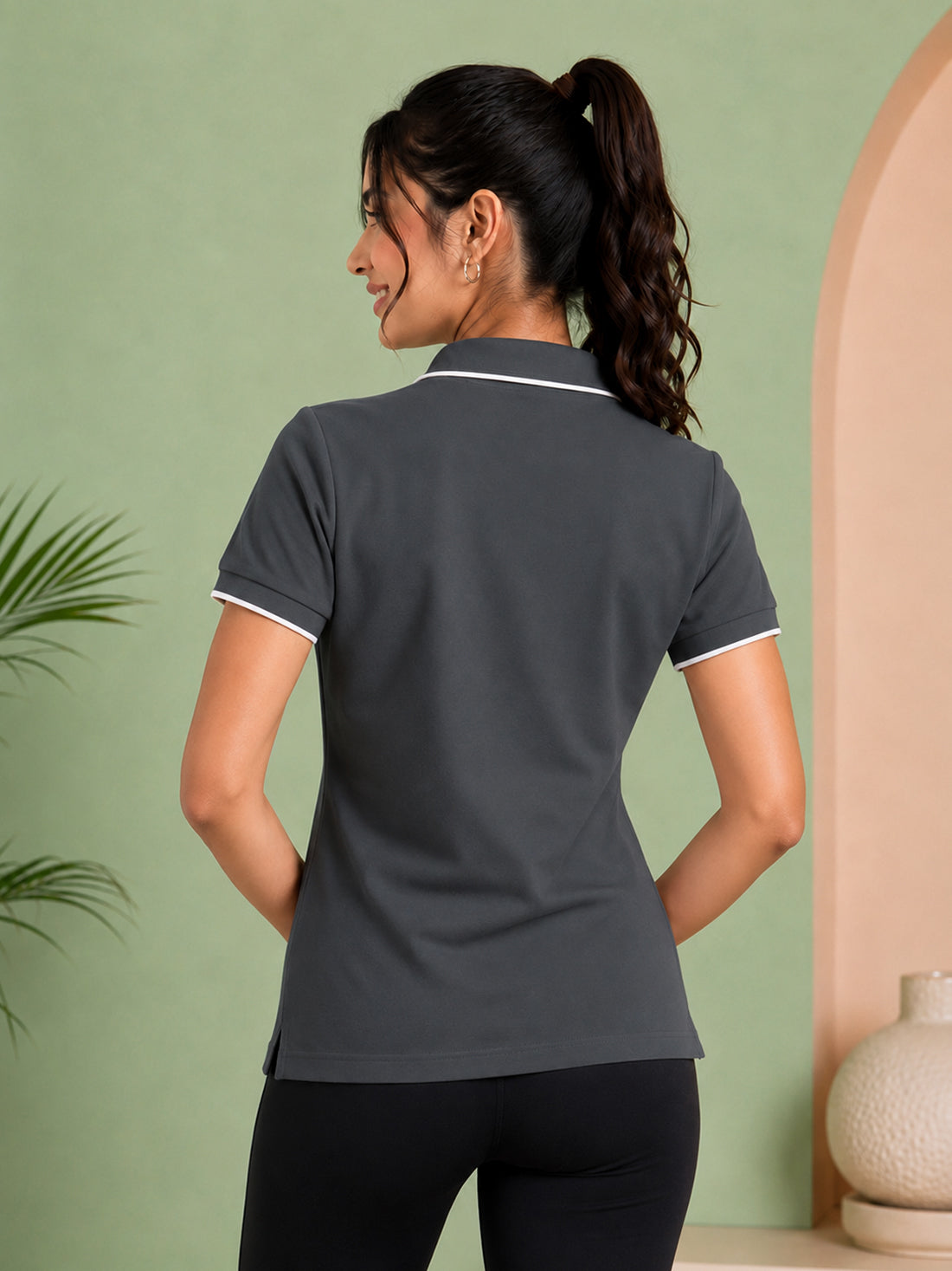 Women’s Premium Polo T-Shirt | Contrast Collar & Cuffs | Wholesale Manufacturer & Supplier