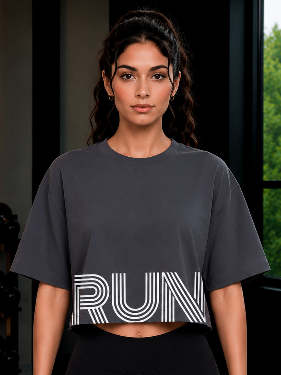 Women's Oversized Crop T-Shirt | Premium Cotton Manufacturer India