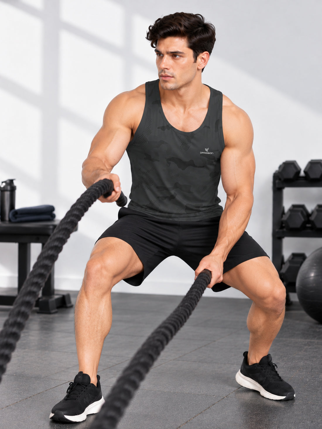 Men’s 4-Way Stretch Sports Singlet | Super Soft Gym & Training Wear Manufacturer & Wholesale Supplier