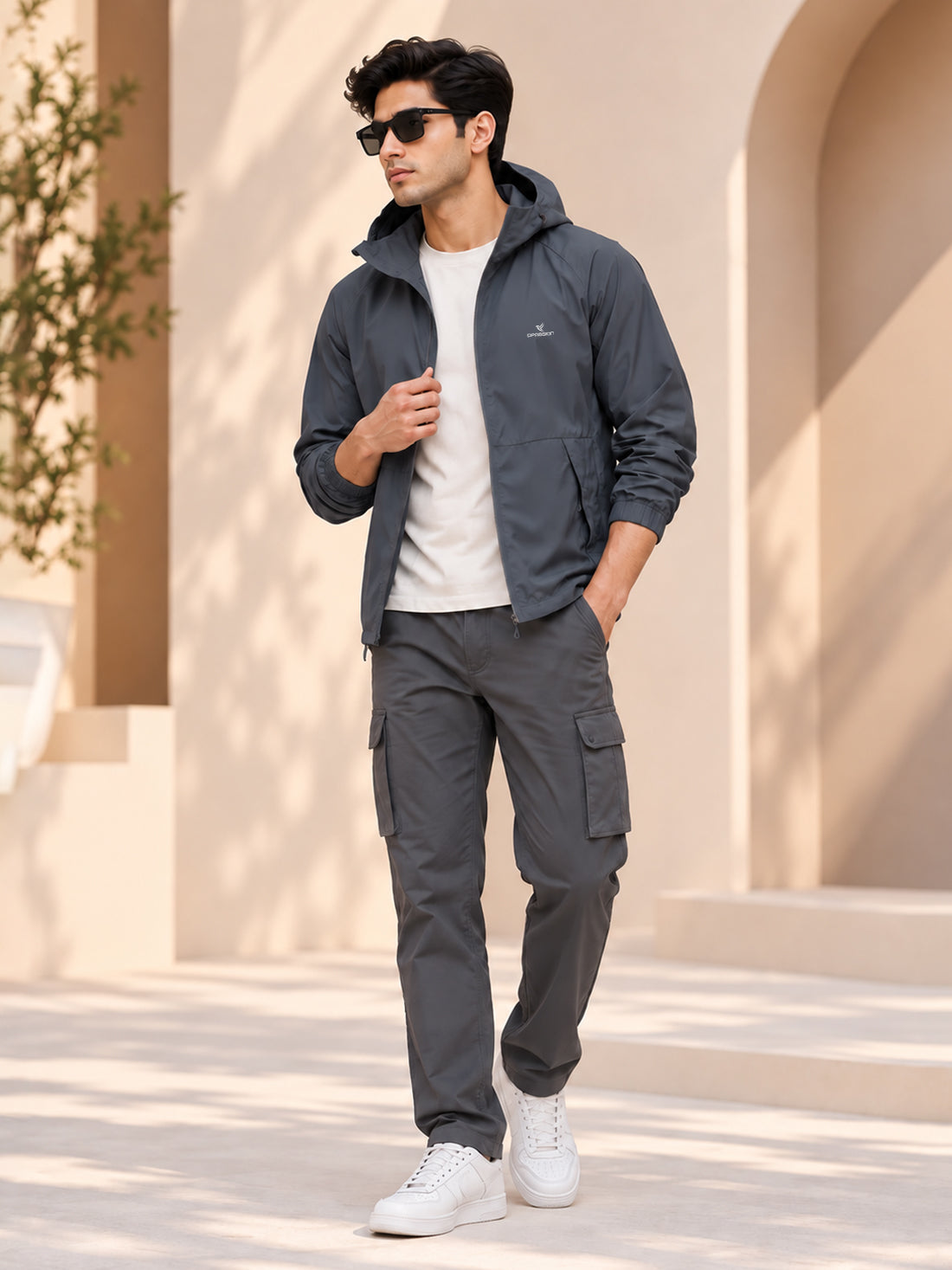 Dpassion Men’s Premium Hooded Windcheater Jacket – Wholesale Manufacturer & Exporter