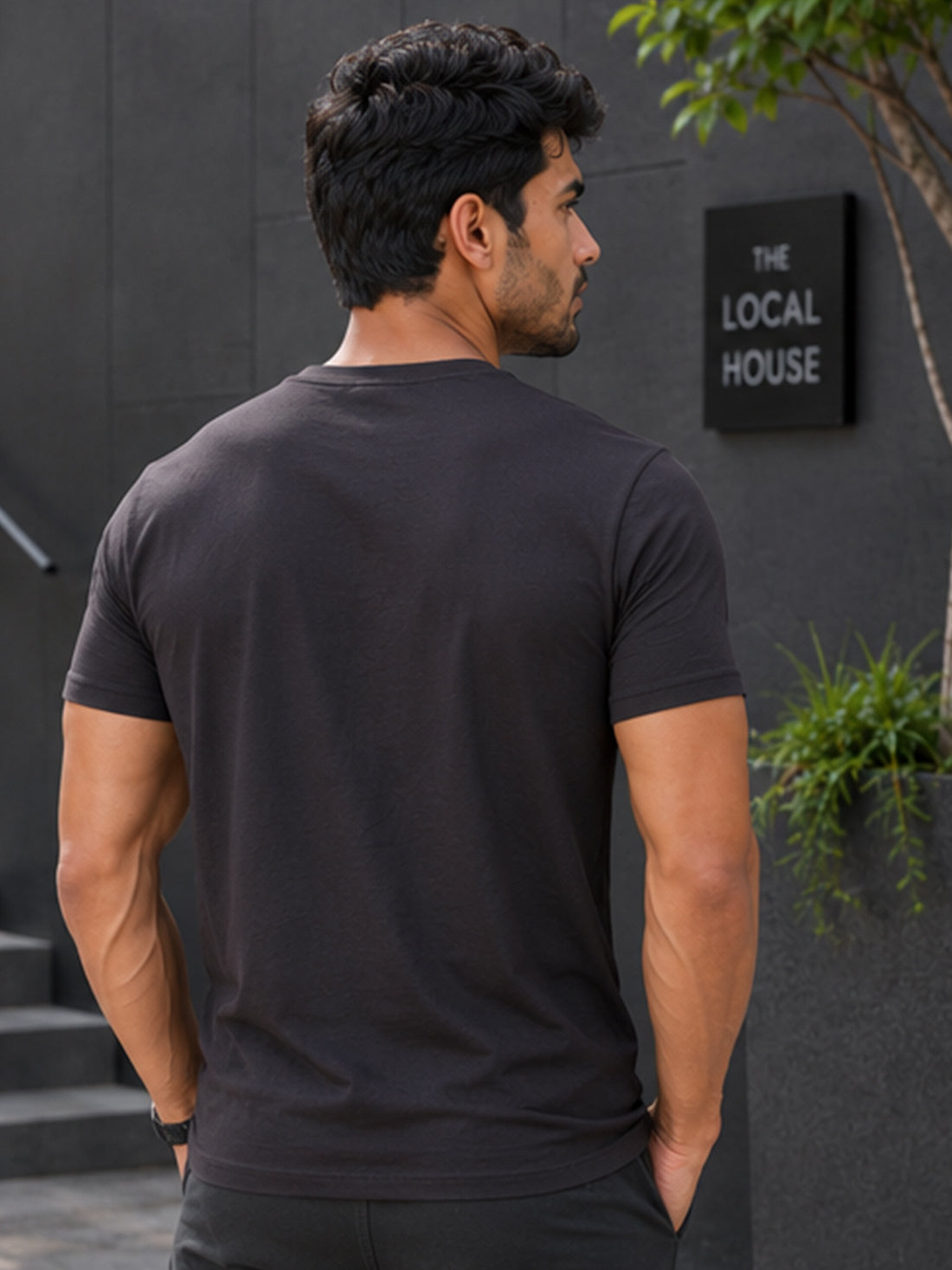 Believe Yourself Men's Black Performance T-Shirt | Quick Dry Sportswear | DPASSION