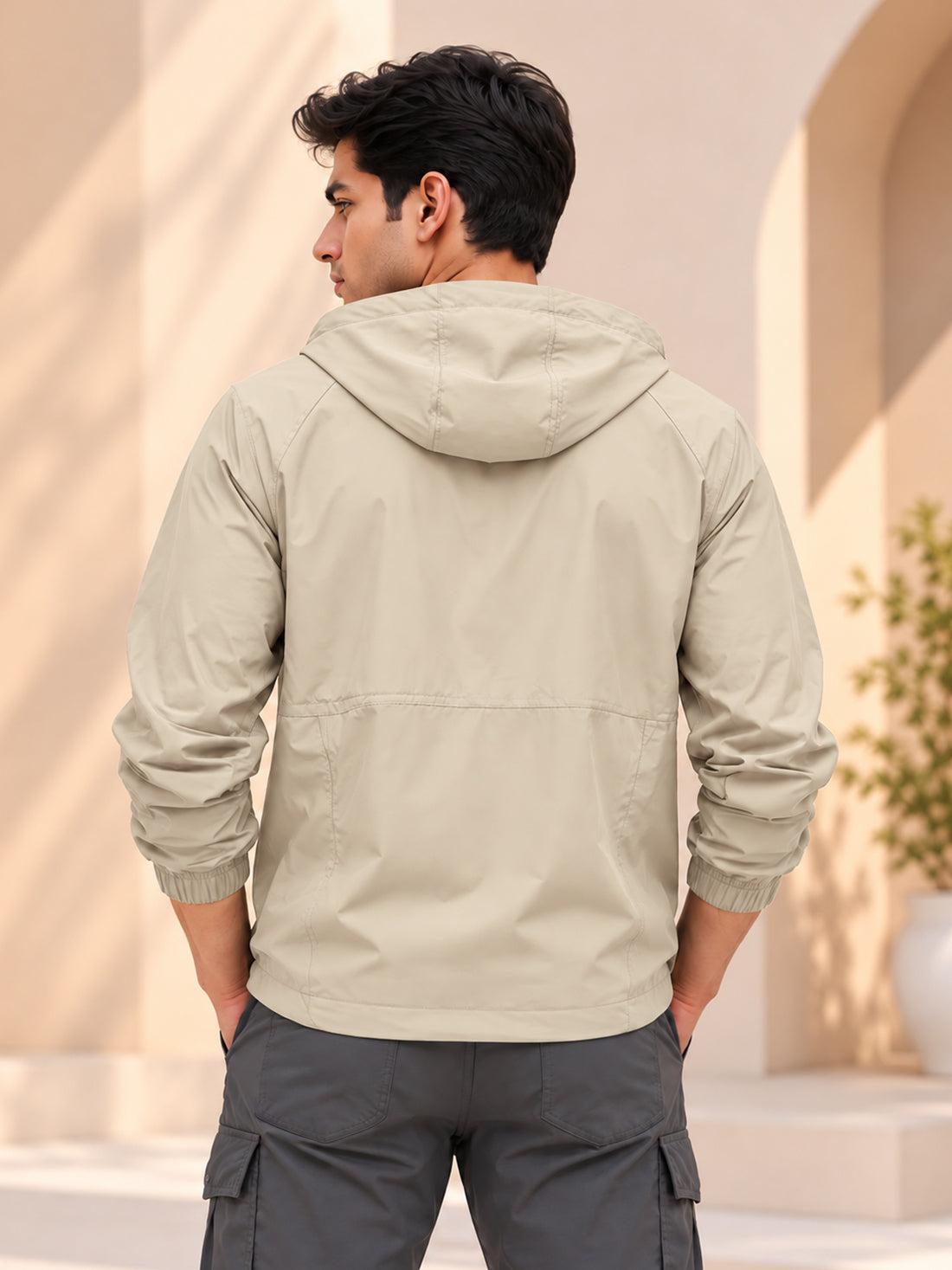 Dpassion Men’s Premium Hooded Windcheater Jacket – Wholesale Manufacturer & Exporter