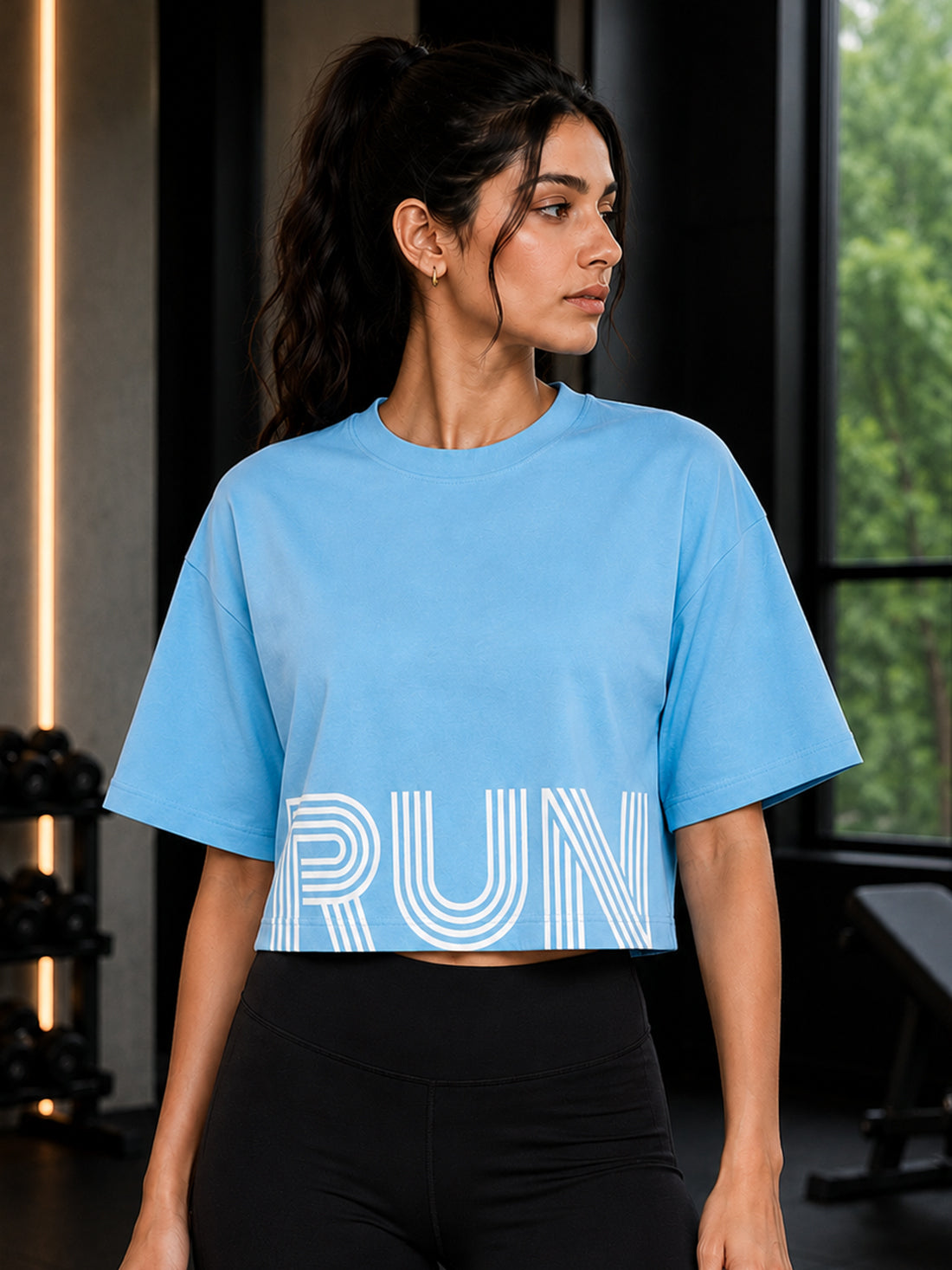 Women's Oversized Crop T-Shirt | Premium Cotton Manufacturer India