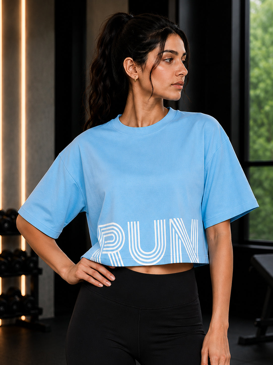 Women's Oversized Crop T-Shirt | Premium Cotton Manufacturer India