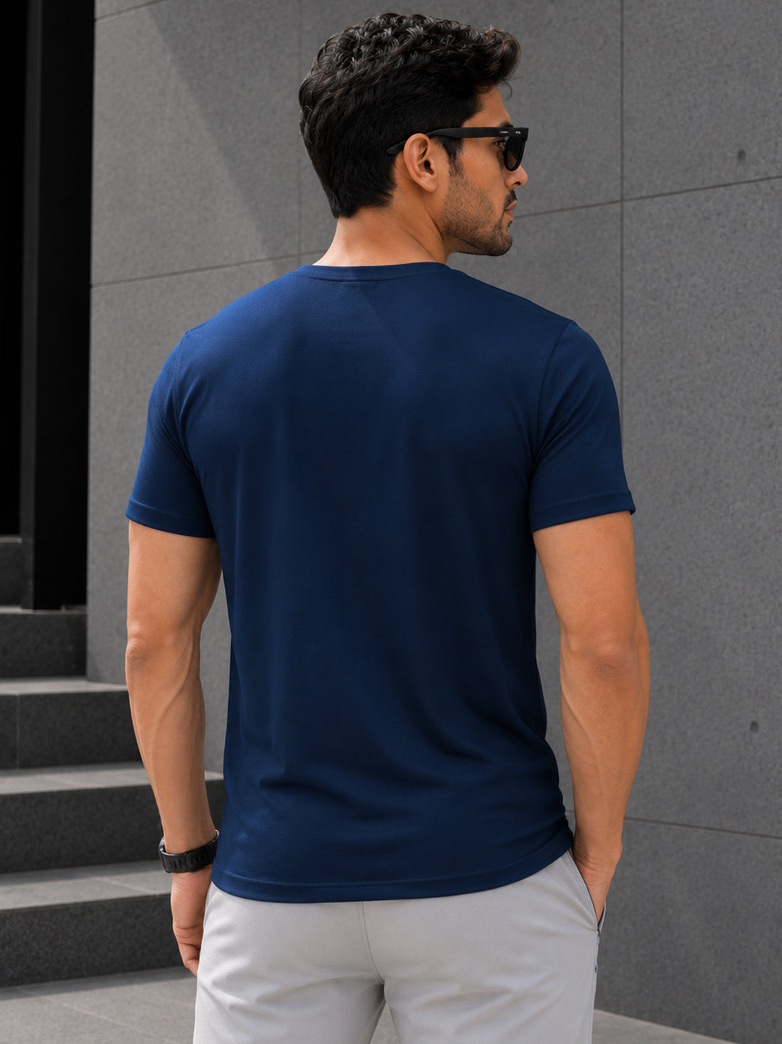 Believe Yourself Men's Black Performance T-Shirt | Quick Dry Sportswear | DPASSION