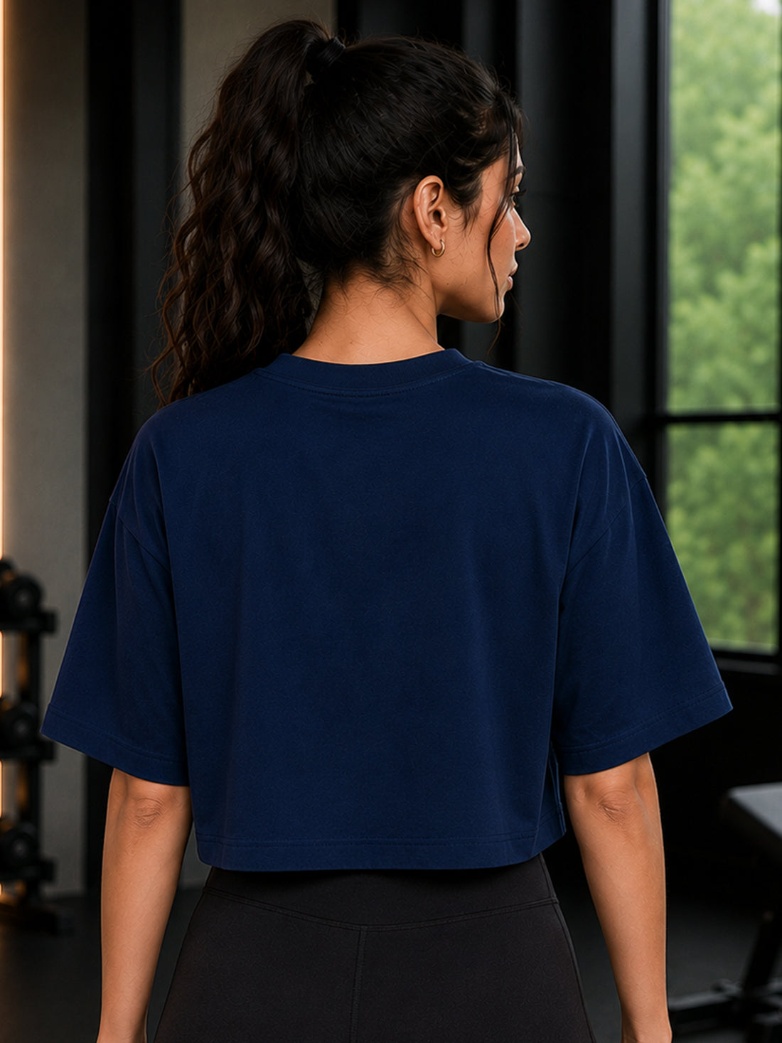 Women's Oversized Crop T-Shirt | Premium Cotton Manufacturer India