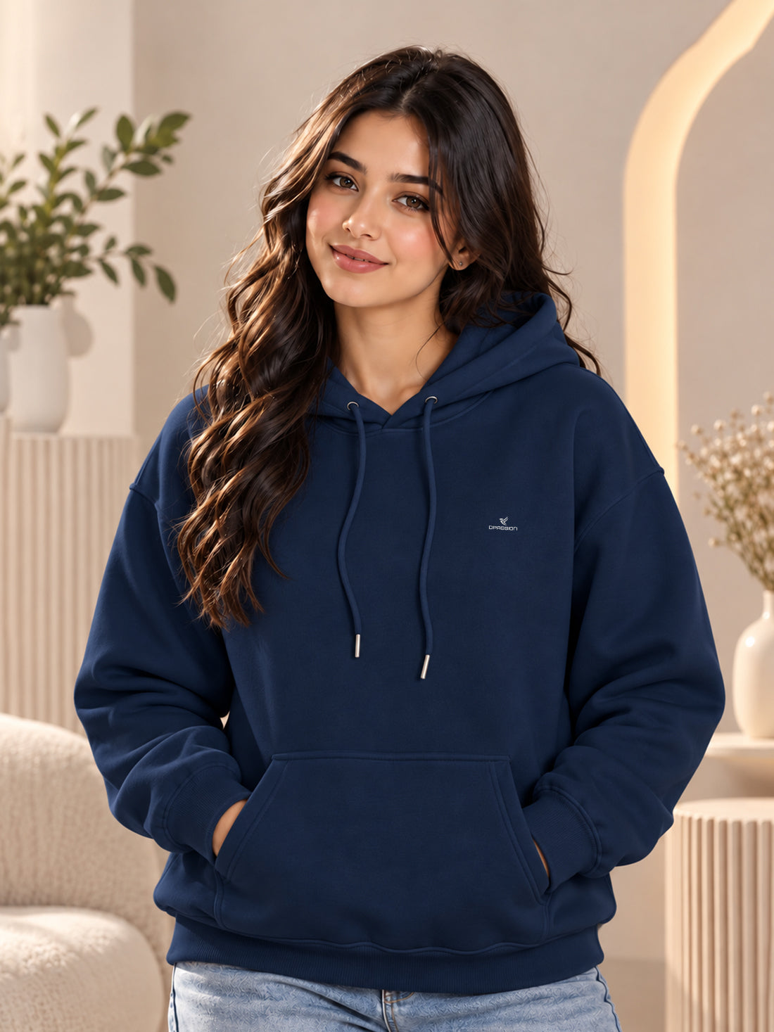Dpassion Women’s Premium 320 GSM Cotton Fleece Hoodie – Manufacturer, Wholesaler & Exporter