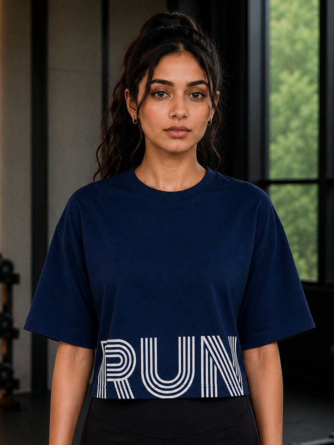Women's Oversized Crop T-Shirt | Premium Cotton Manufacturer India