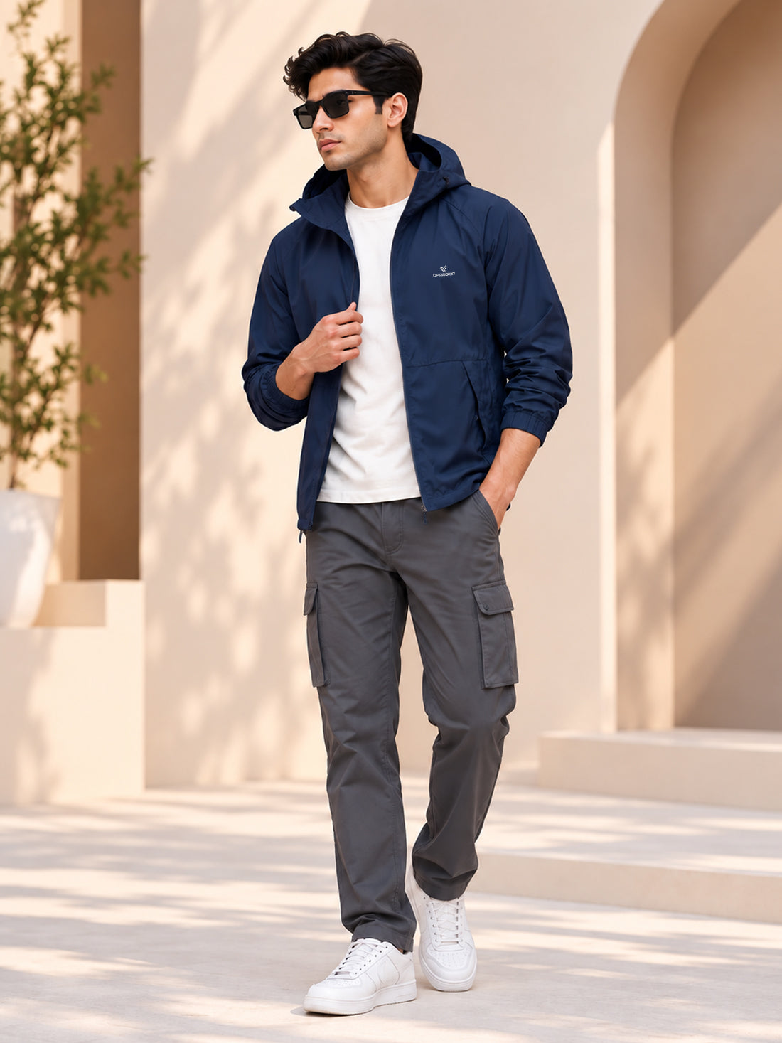 Dpassion Men’s Premium Hooded Windcheater Jacket – Wholesale Manufacturer & Exporter