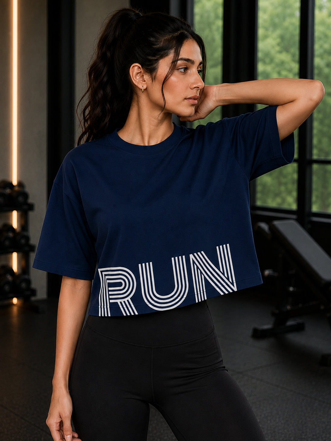 Women's Oversized Crop T-Shirt | Premium Cotton Manufacturer India