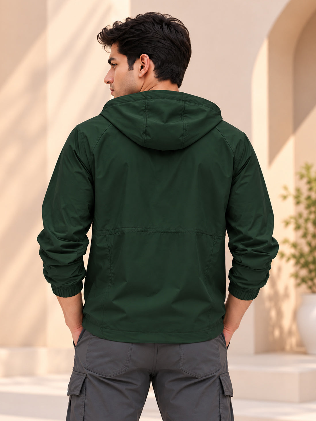 Dpassion Men’s Premium Hooded Windcheater Jacket – Wholesale Manufacturer & Exporter