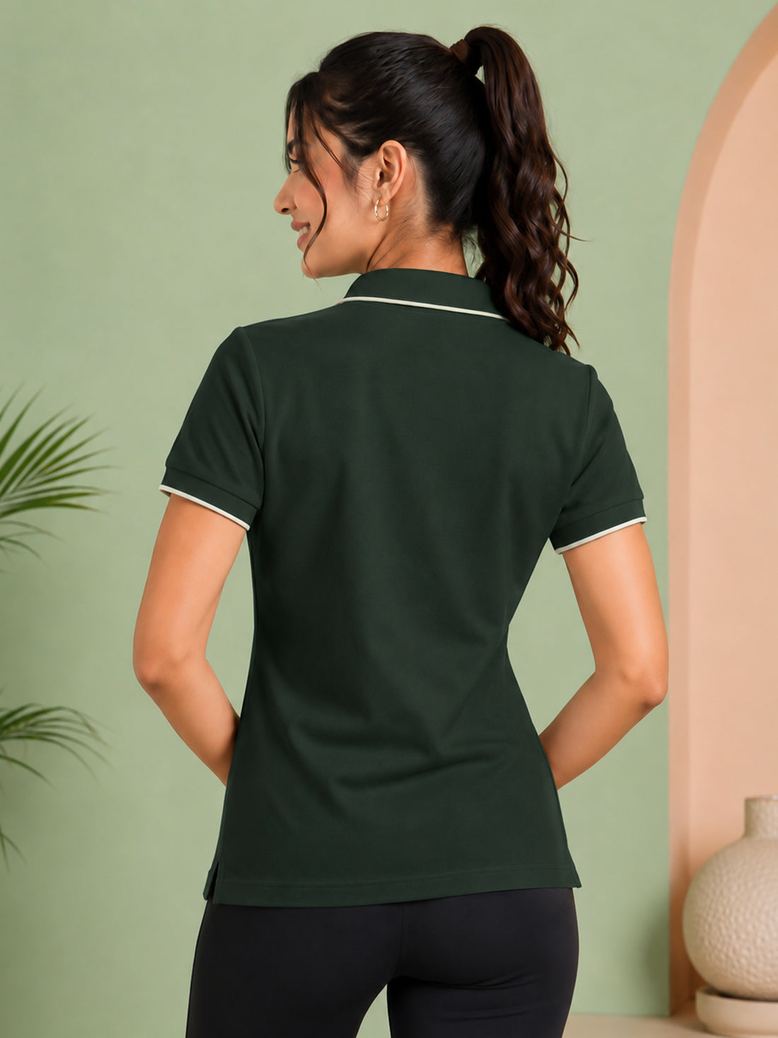 Women’s Premium Polo T-Shirt | Contrast Collar & Cuffs | Wholesale Manufacturer & Supplier
