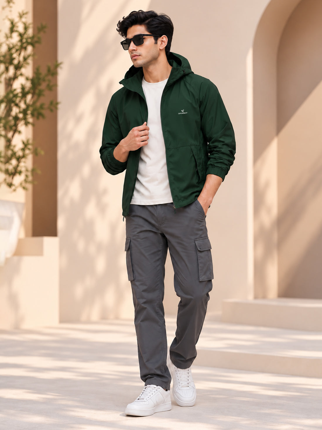 Dpassion Men’s Premium Hooded Windcheater Jacket – Wholesale Manufacturer & Exporter