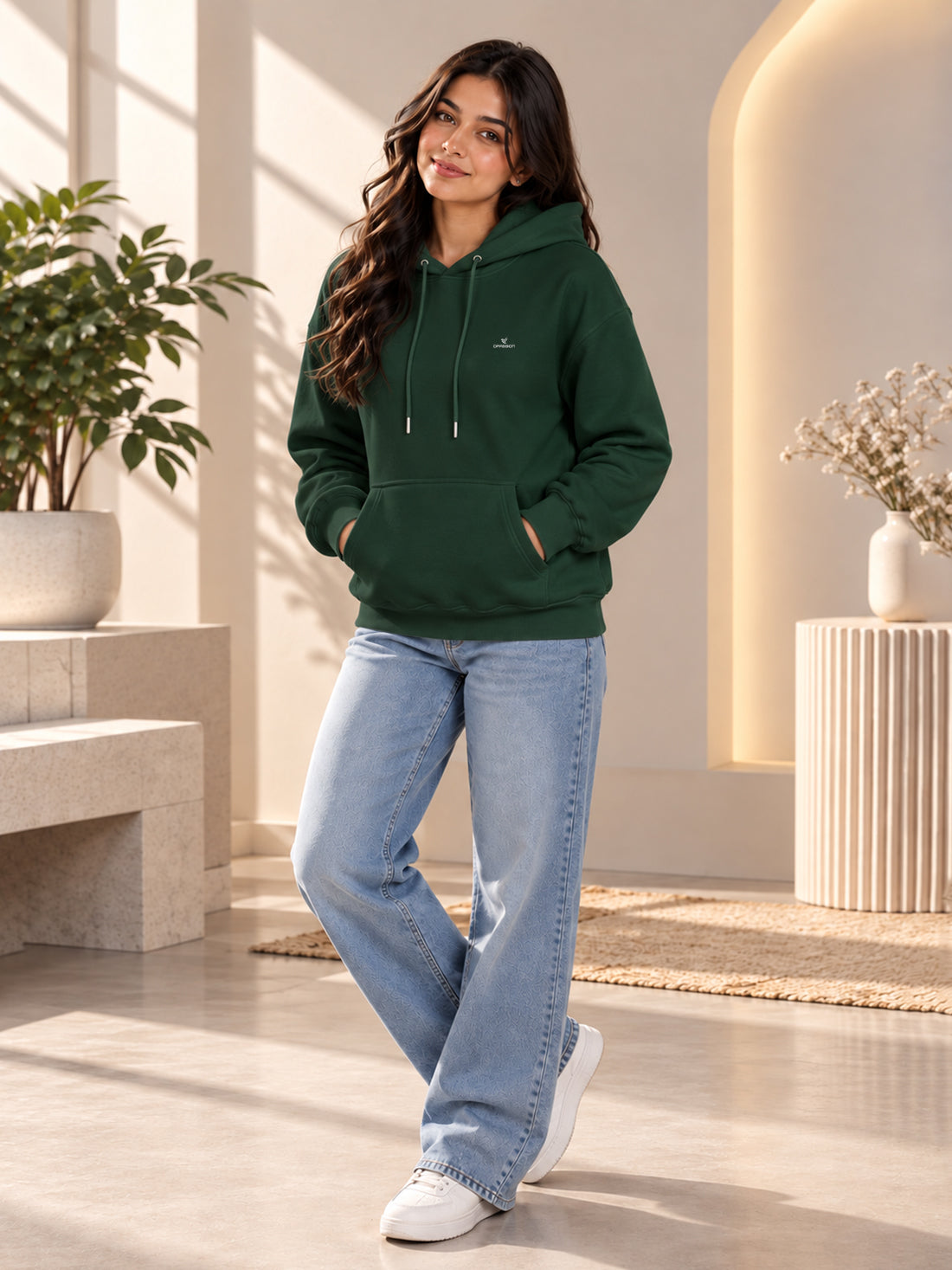 Dpassion Women’s Premium 320 GSM Cotton Fleece Hoodie – Manufacturer, Wholesaler & Exporter