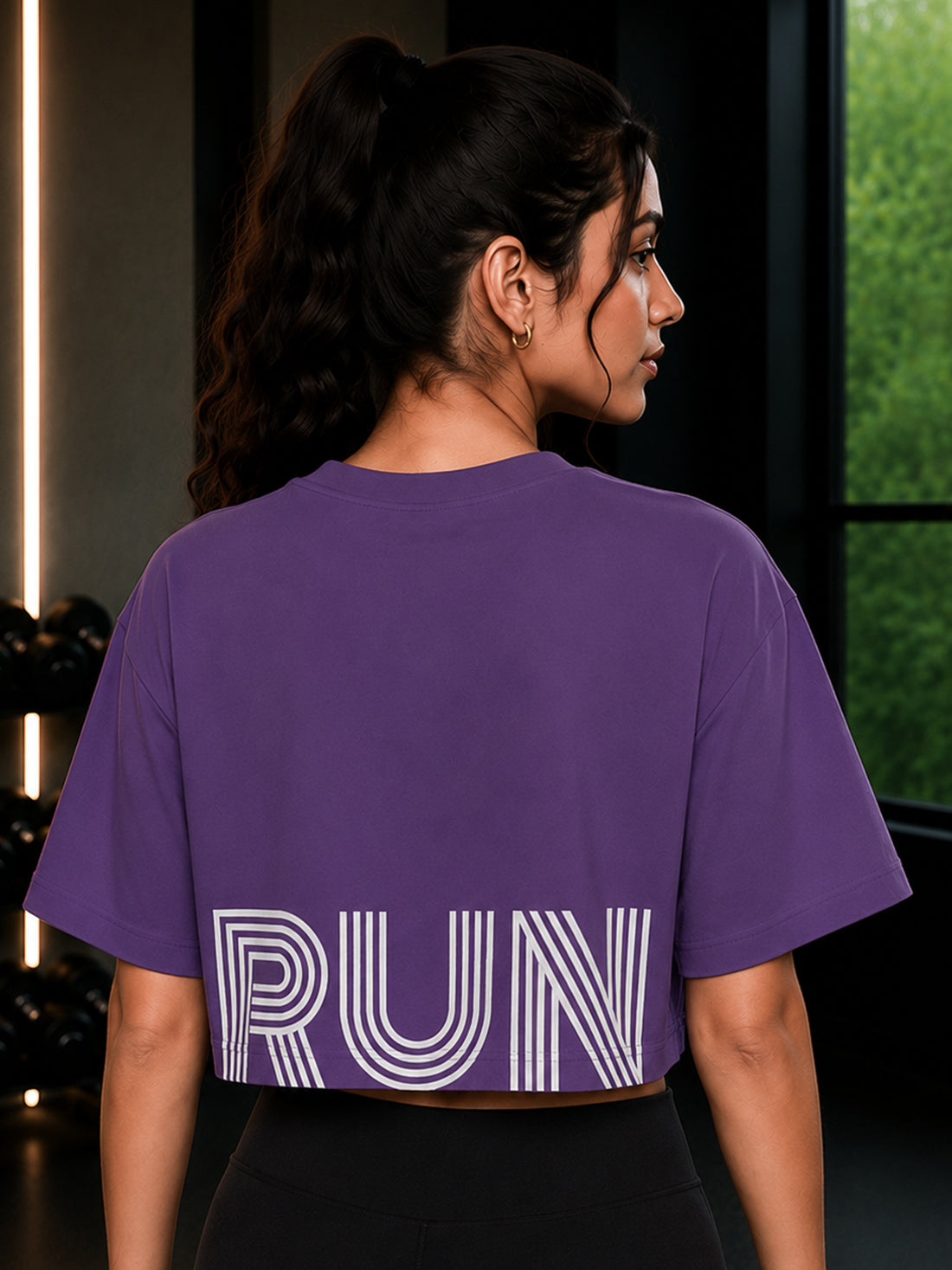 Women's Oversized Crop T-Shirt | Premium Cotton Manufacturer India
