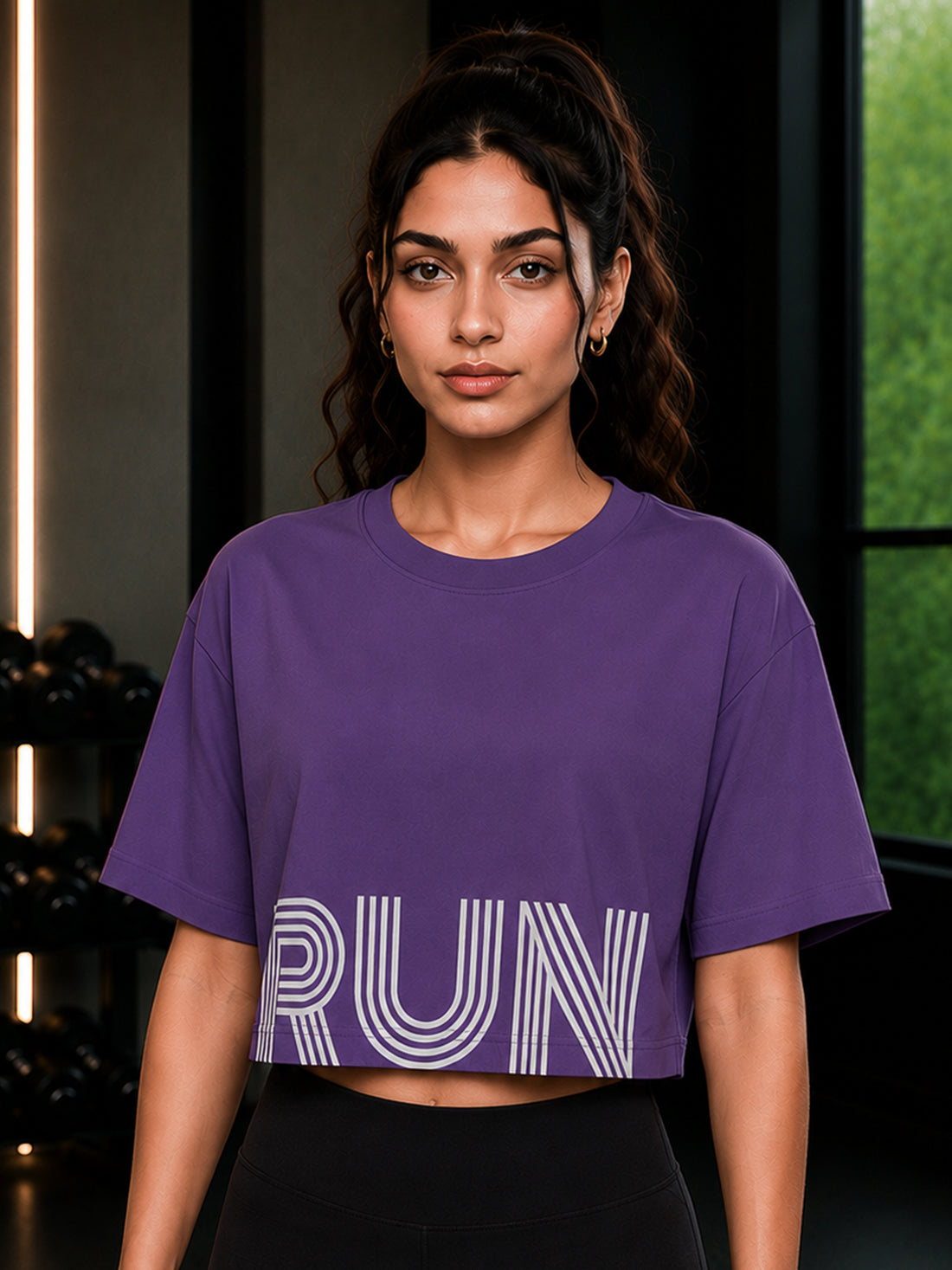 Women's Oversized Crop T-Shirt | Premium Cotton Manufacturer India