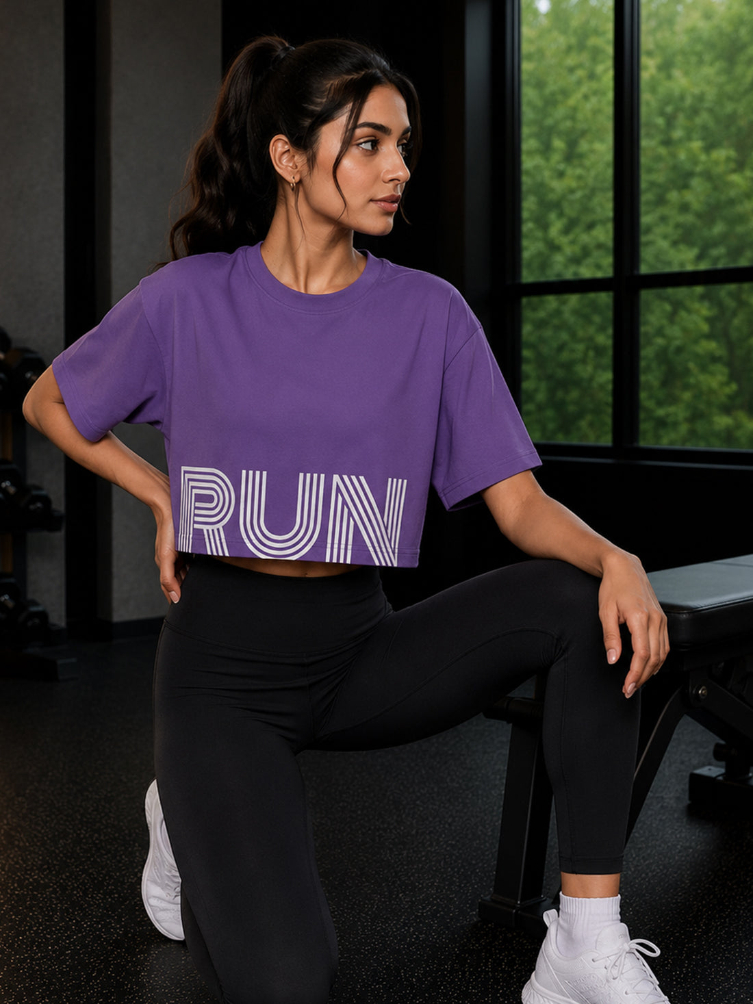Women's Oversized Crop T-Shirt | Premium Cotton Manufacturer India