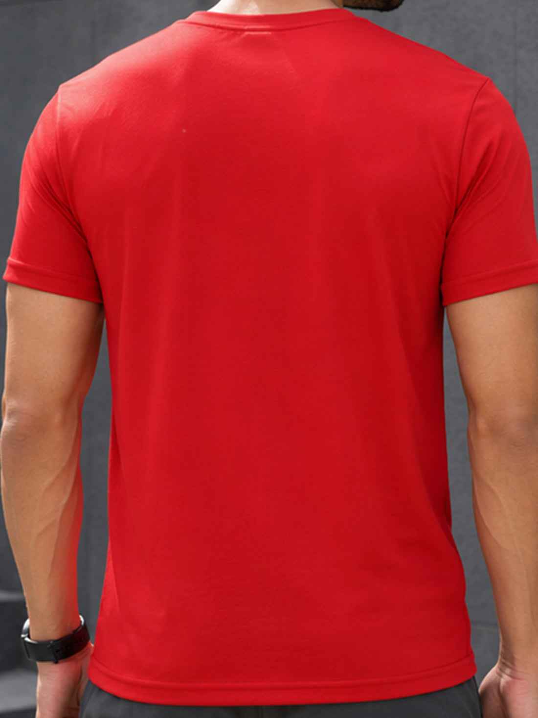 Believe Yourself Men's Black Performance T-Shirt | Quick Dry Sportswear | DPASSION