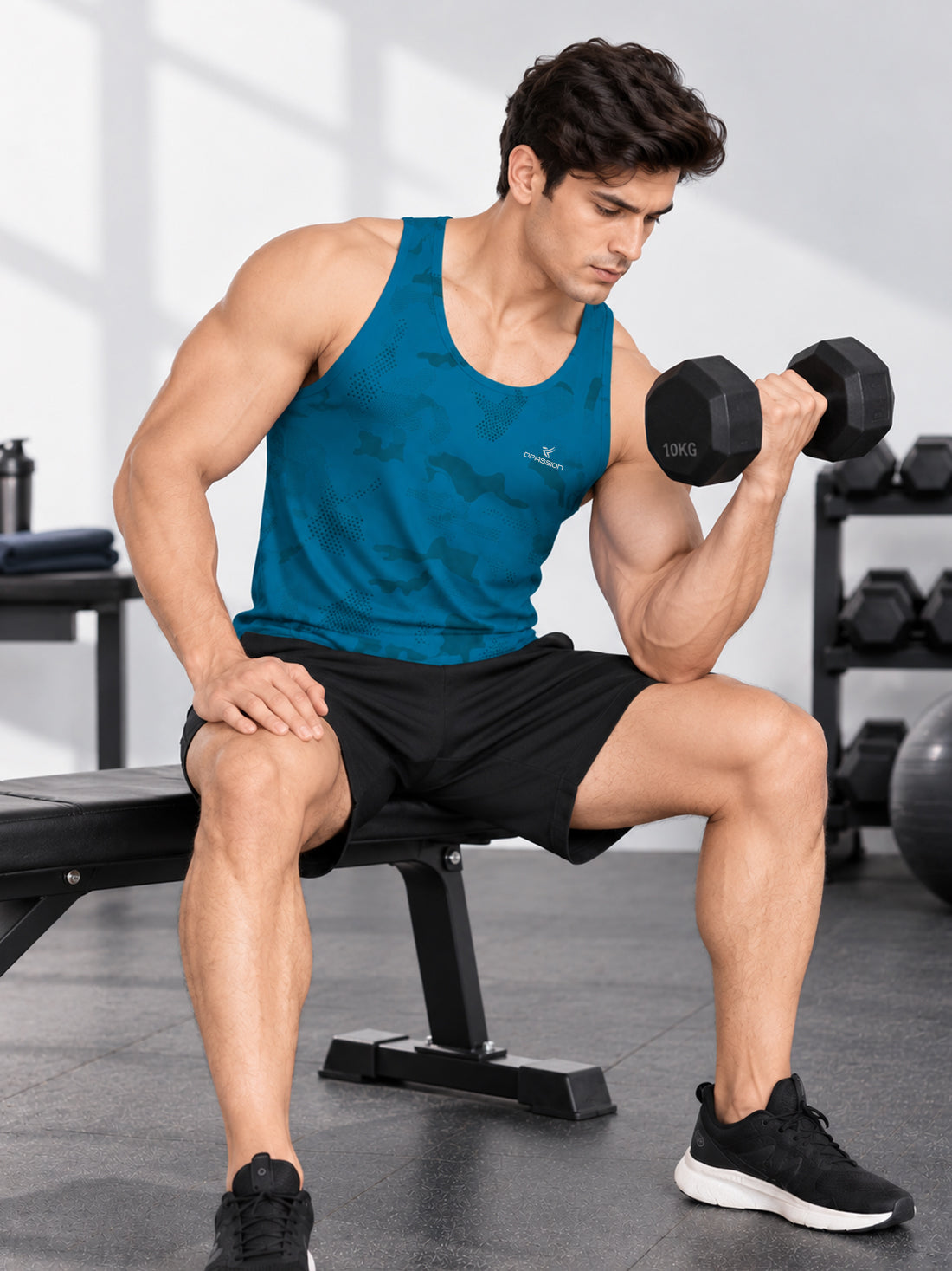 Men’s 4-Way Stretch Sports Singlet | Super Soft Gym & Training Wear Manufacturer & Wholesale Supplier