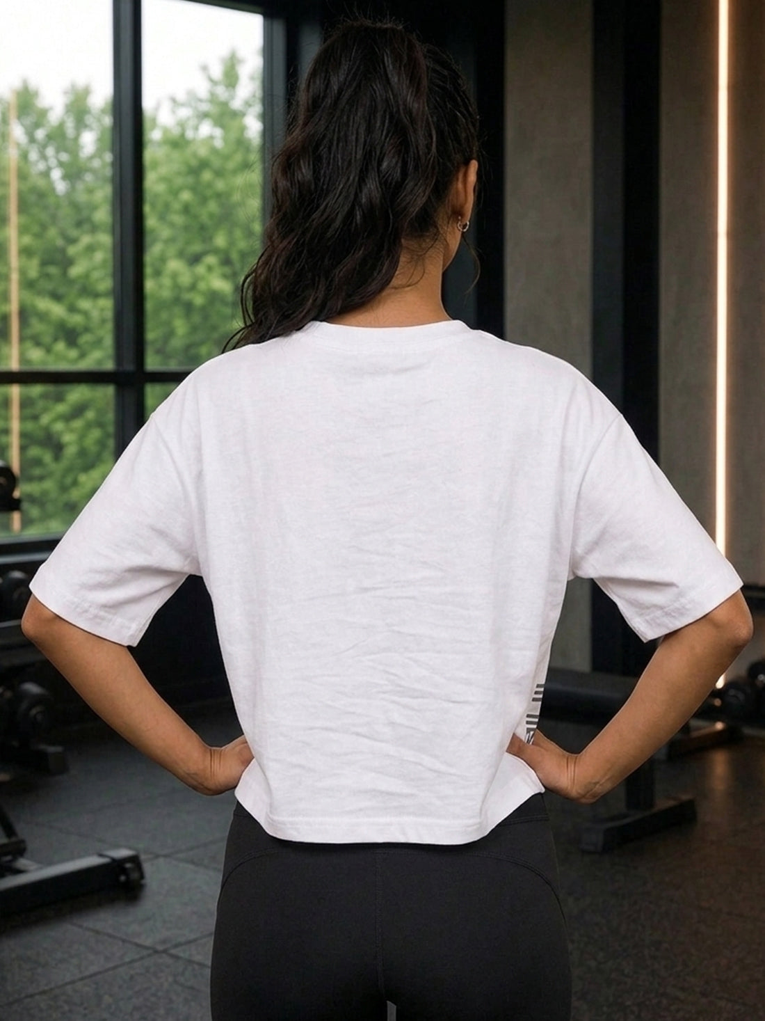 Women's Oversized Crop T-Shirt | Premium Cotton Manufacturer India