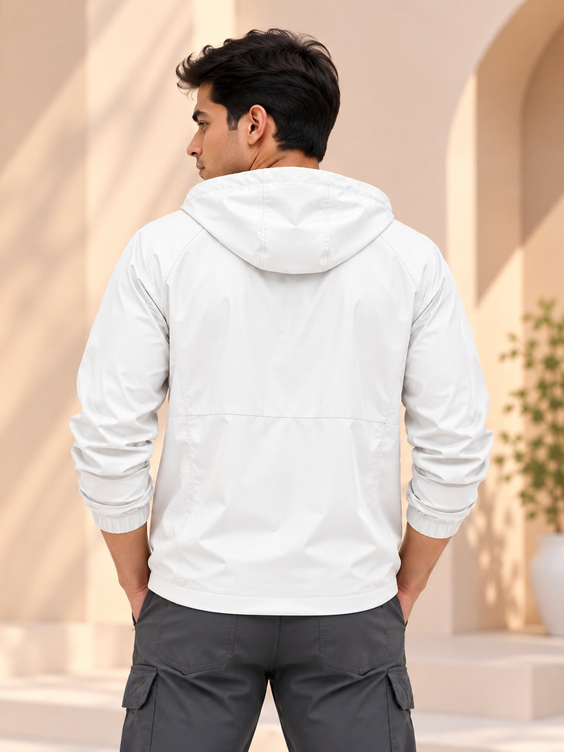 Dpassion Men’s Premium Hooded Windcheater Jacket – Wholesale Manufacturer & Exporter