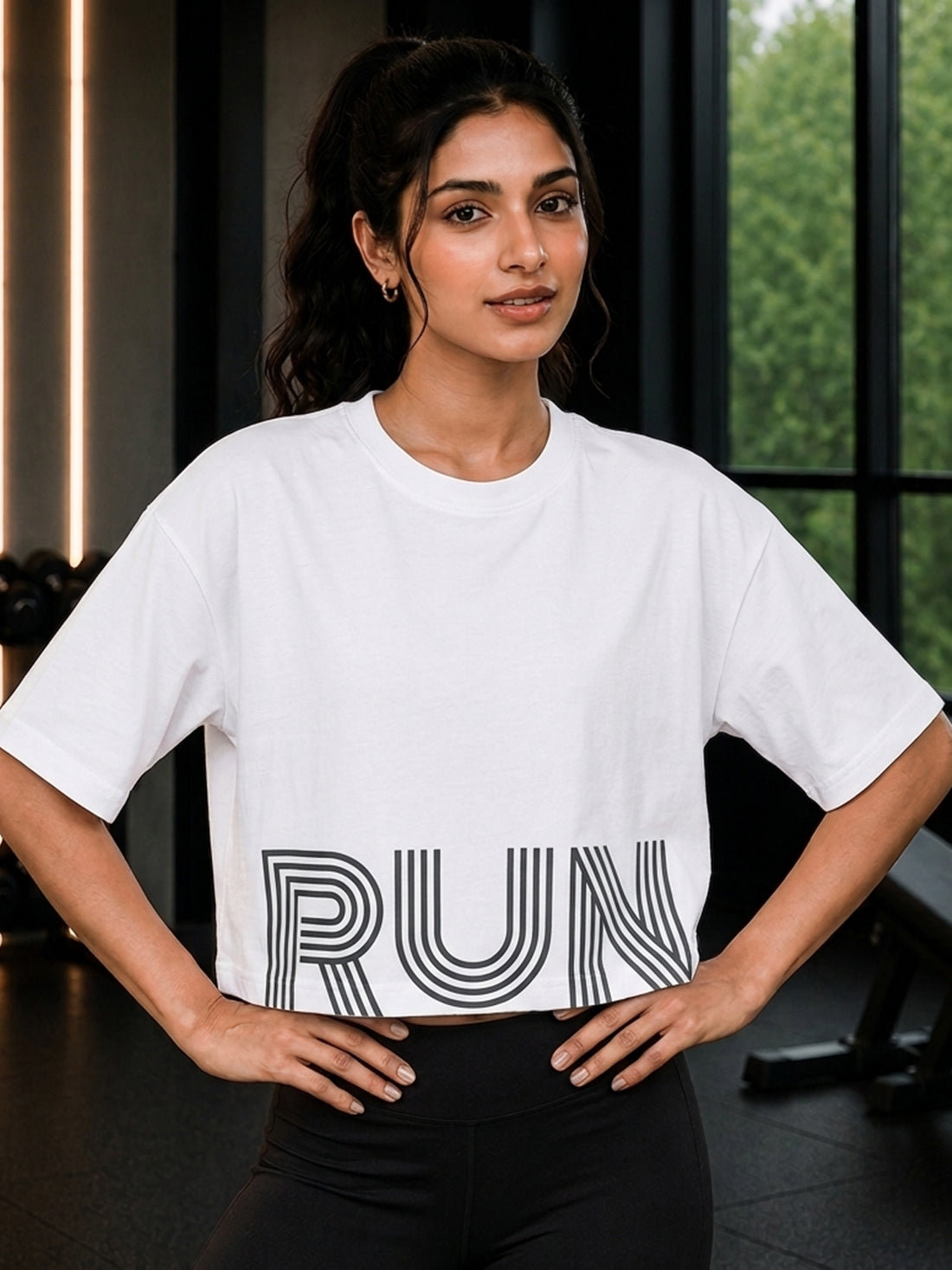 Women's Oversized Crop T-Shirt | Premium Cotton Manufacturer India