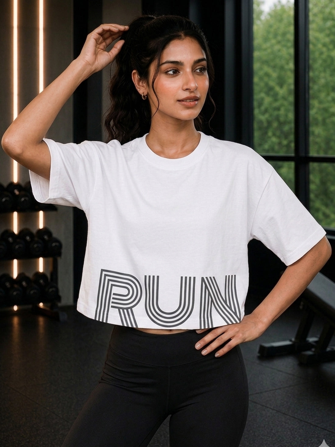 Women's Oversized Crop T-Shirt | Premium Cotton Manufacturer India