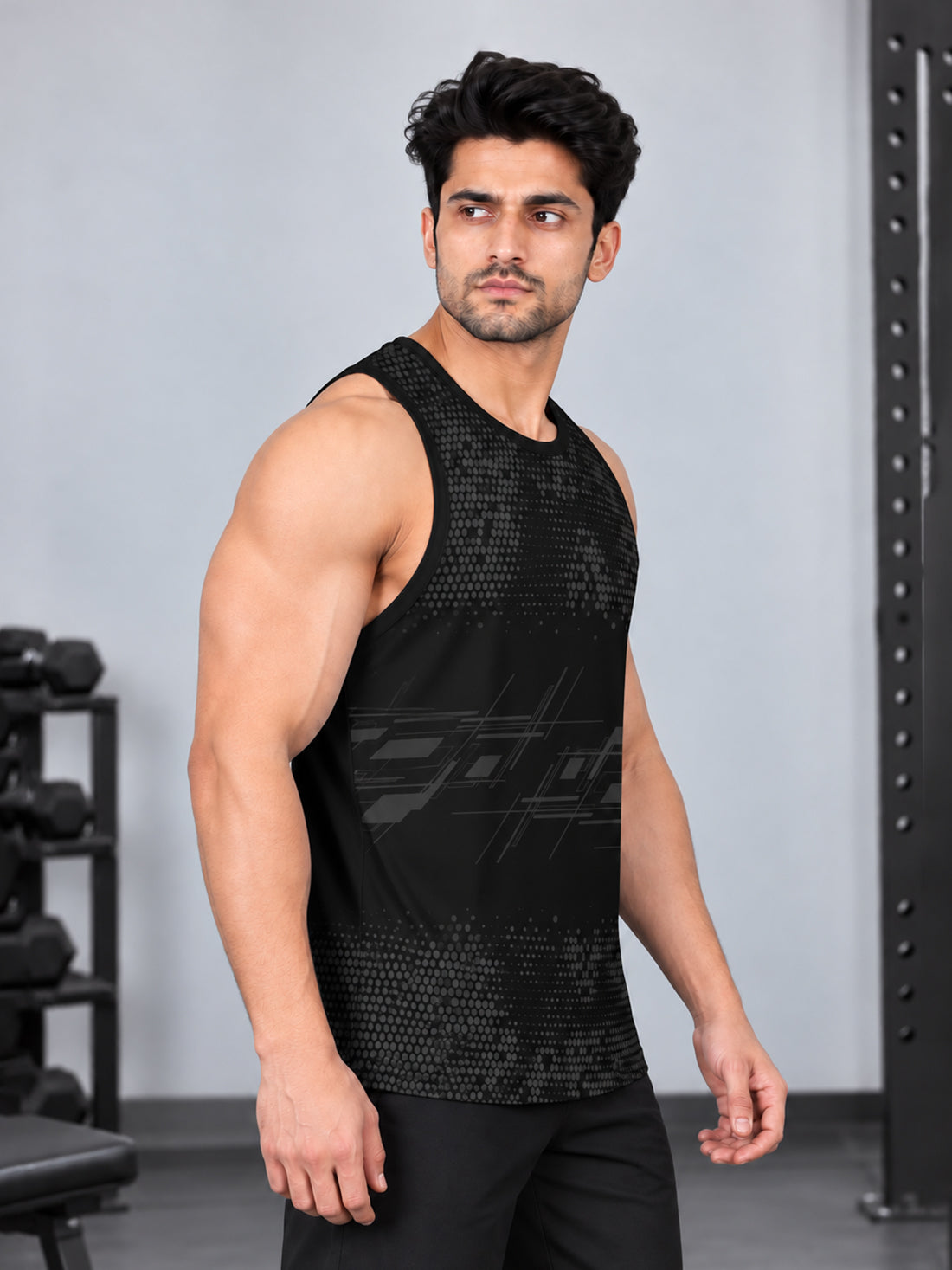 Men’s 4-Way Stretch Sports Singlet | Super Soft Gym & Training Wear Manufacturer & Wholesale Supplier
