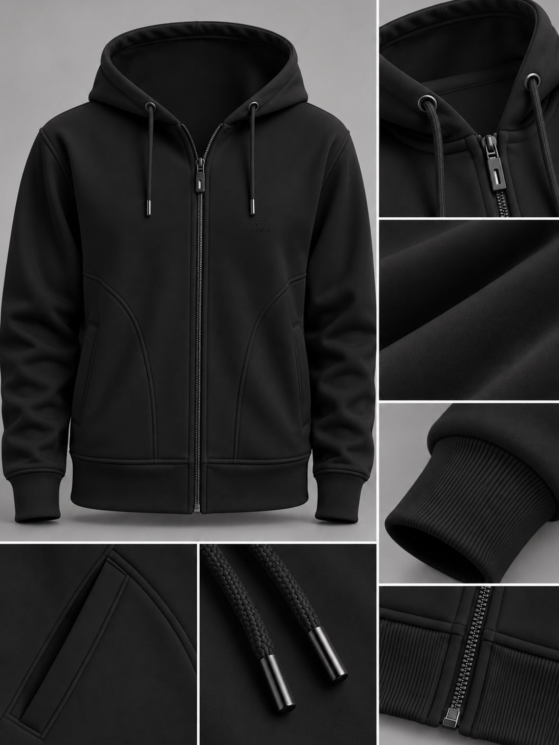 Dpassion Women’s Premium 320 GSM Cotton Fleece Full-Zip Hooded Sweatshirt – Manufacturer, Wholesaler & Exporter