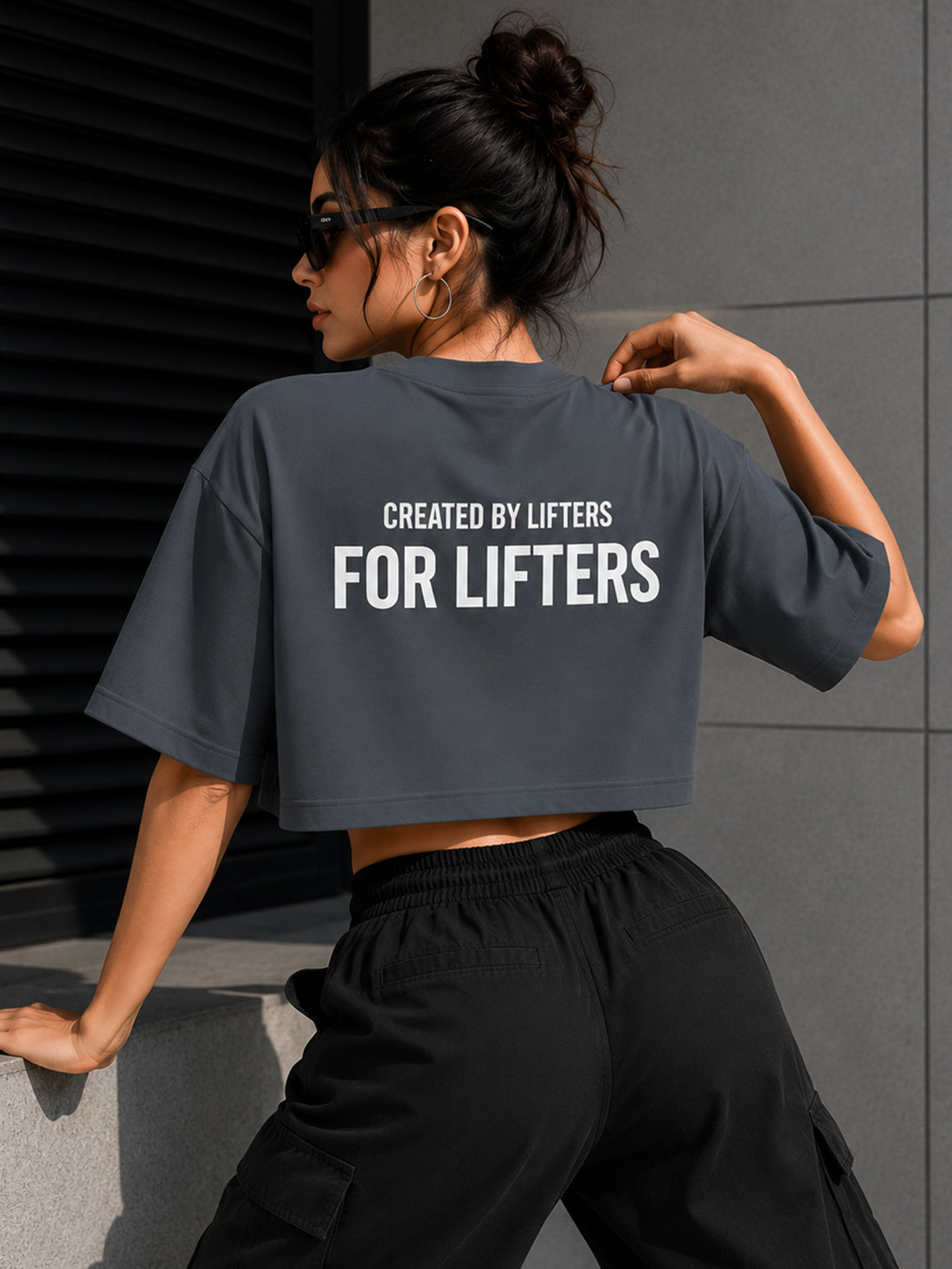 Women's Oversized Crop T-Shirt | Premium Cotton Manufacturer India