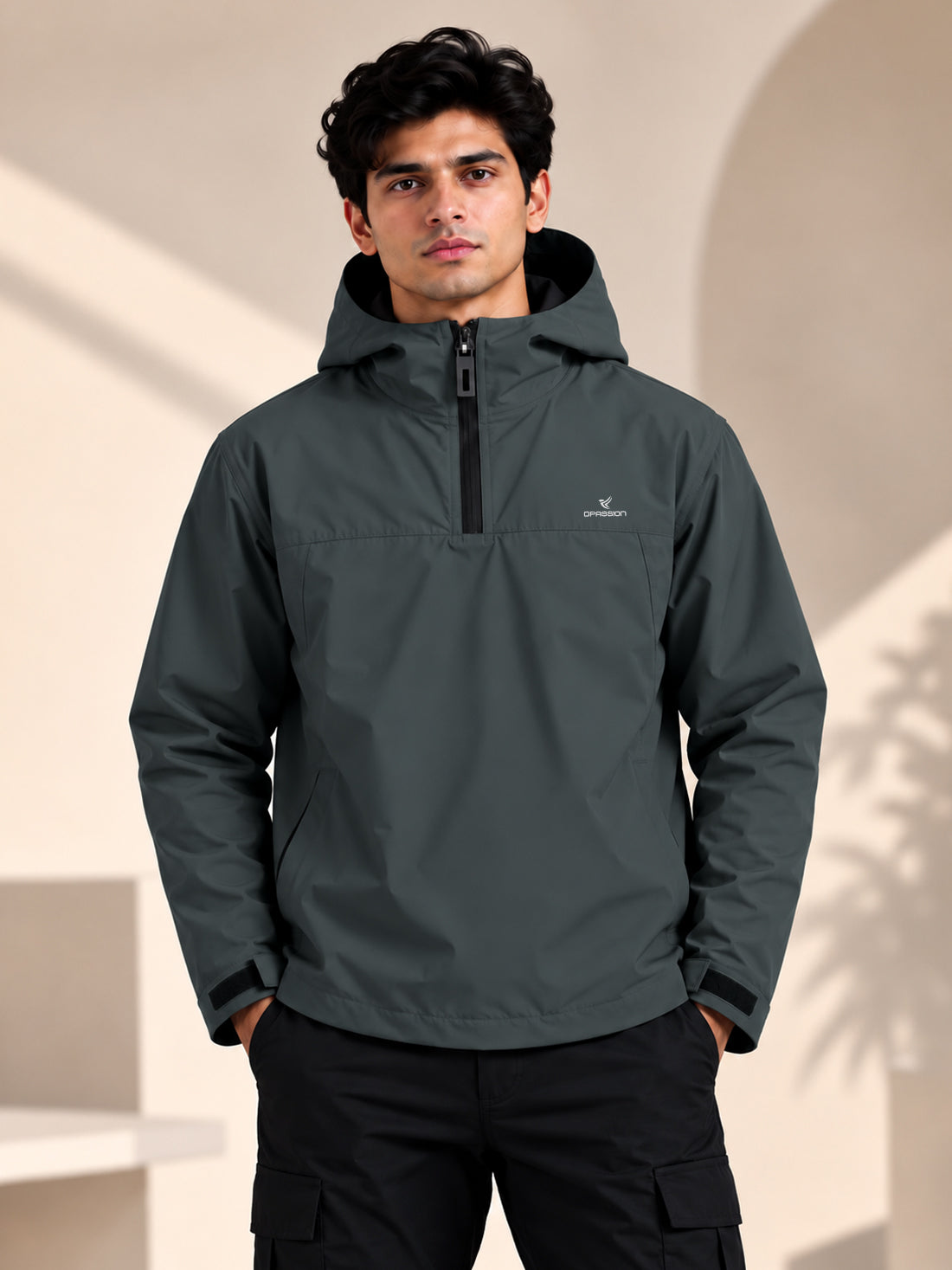 Dpassion Men’s Premium Hooded Windcheater Jacket – Wholesale Manufacturer & Exporter