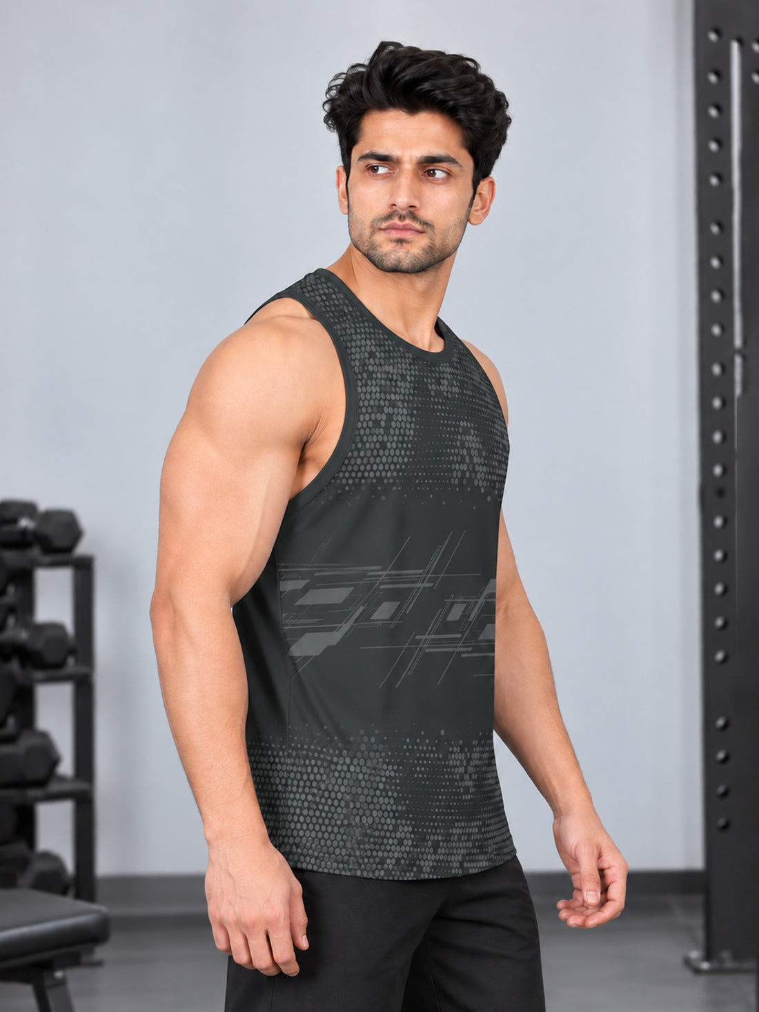 Men’s 4-Way Stretch Sports Singlet | Super Soft Gym & Training Wear Manufacturer & Wholesale Supplier