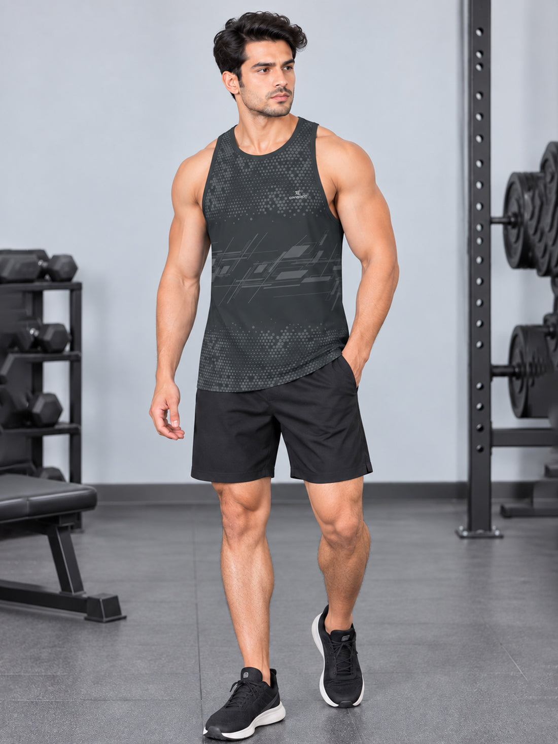 Men’s 4-Way Stretch Sports Singlet | Super Soft Gym & Training Wear Manufacturer & Wholesale Supplier