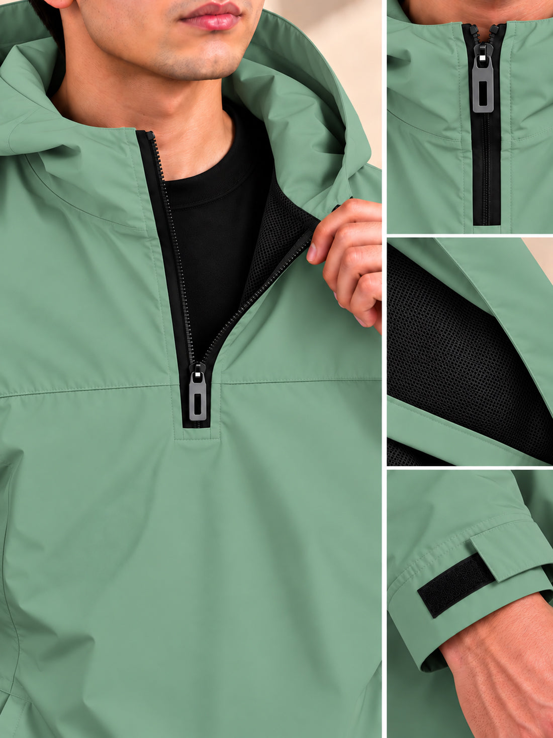 Dpassion Men’s Premium Hooded Windcheater Jacket – Wholesale Manufacturer & Exporter