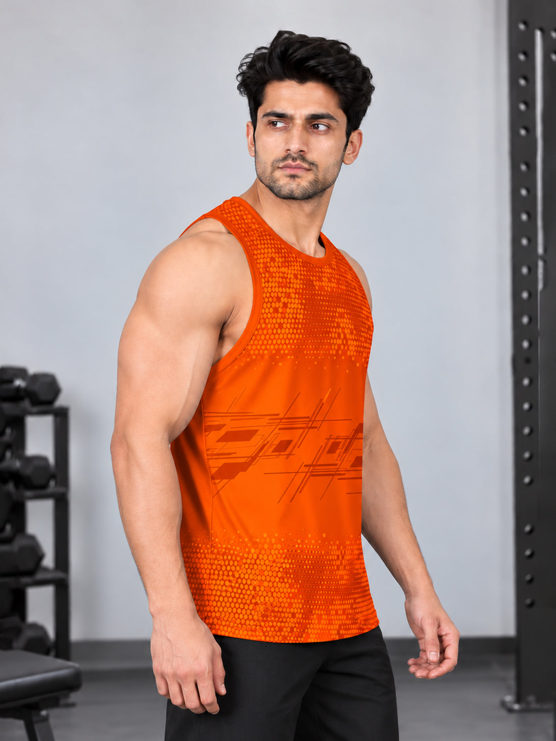Men’s 4-Way Stretch Sports Singlet | Super Soft Gym & Training Wear Manufacturer & Wholesale Supplier