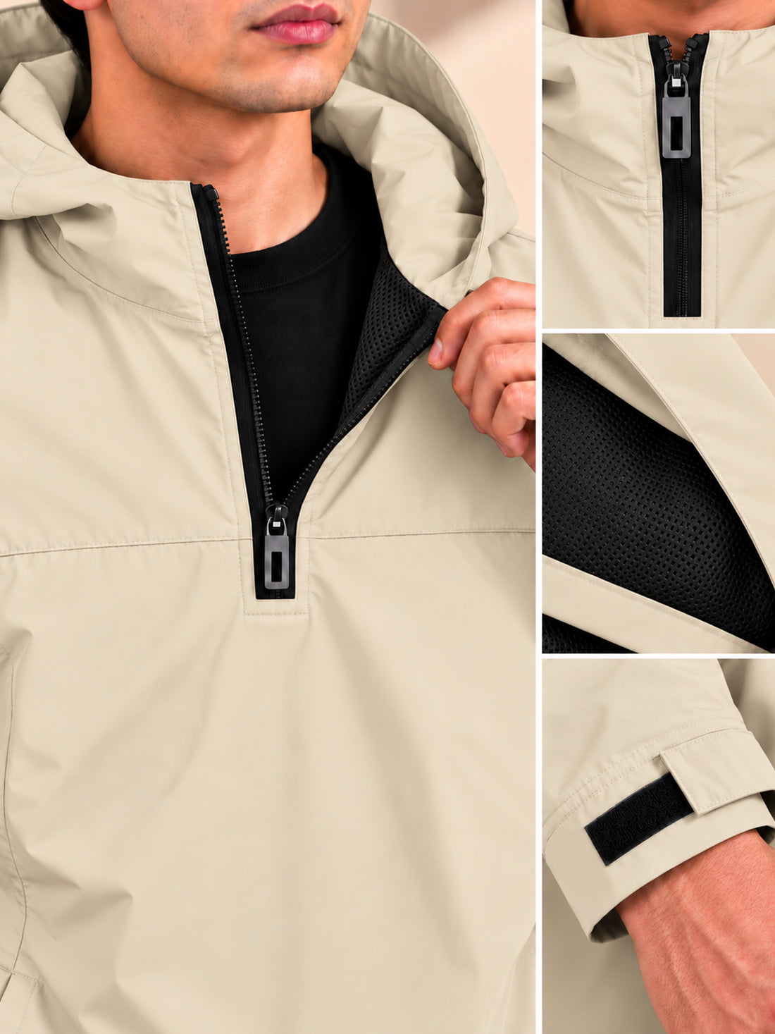 Dpassion Men’s Premium Hooded Windcheater Jacket – Wholesale Manufacturer & Exporter