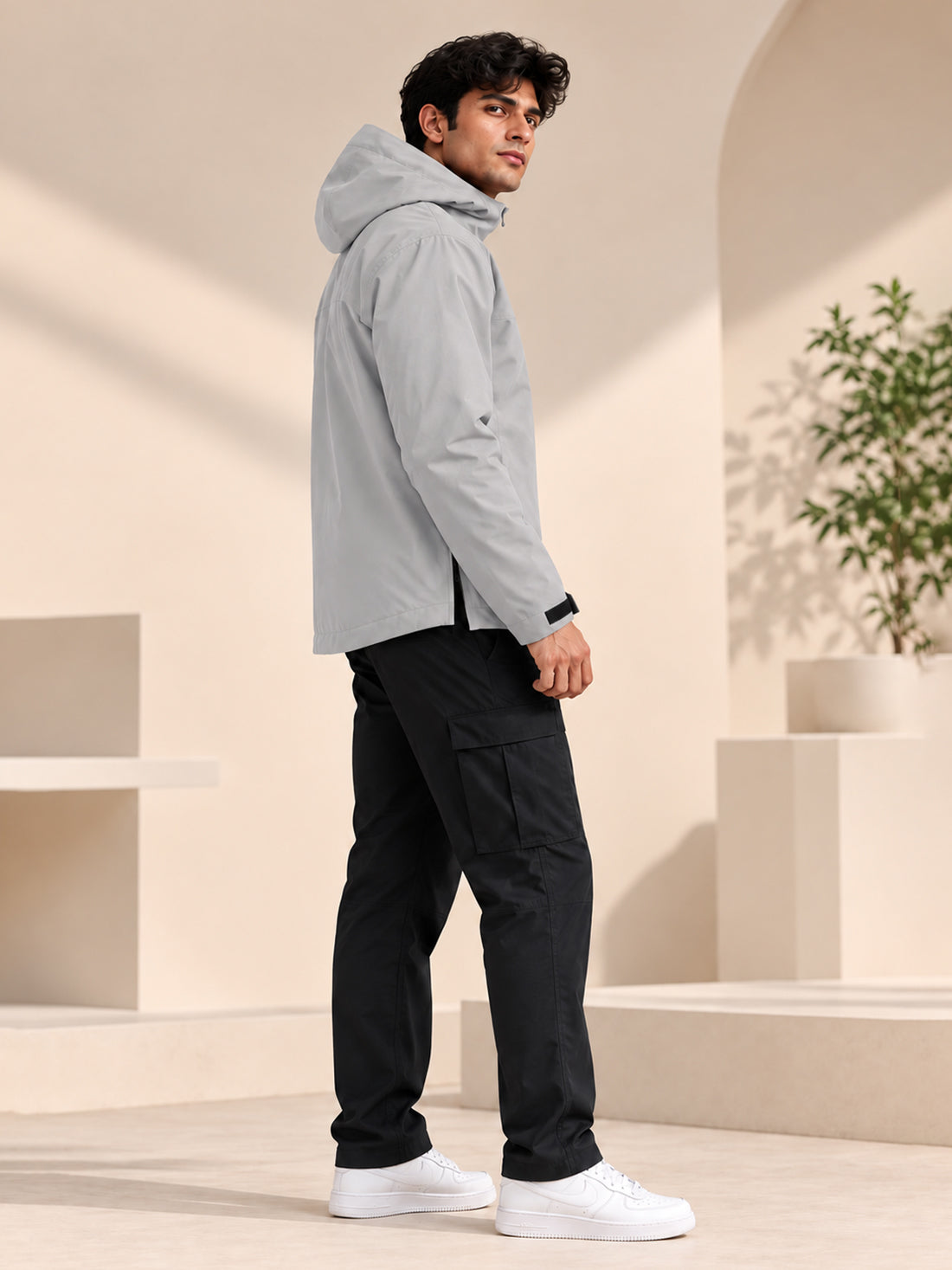 Dpassion Men’s Premium Hooded Windcheater Jacket – Wholesale Manufacturer & Exporter