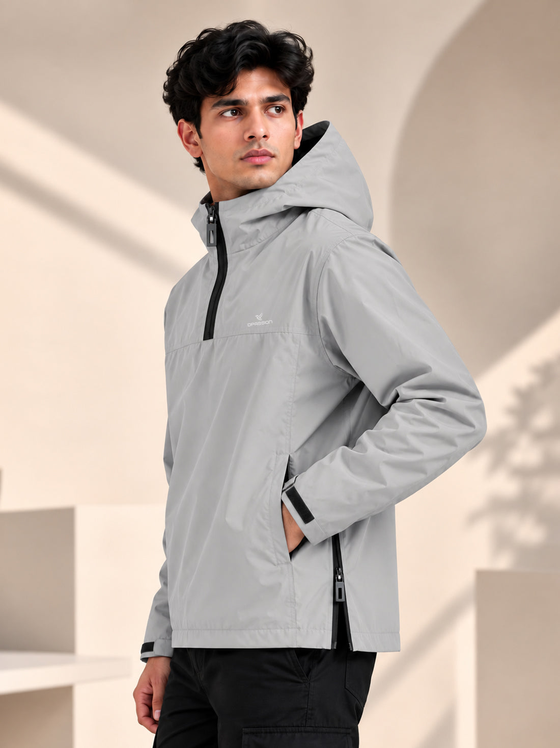 Dpassion Men’s Premium Hooded Windcheater Jacket – Wholesale Manufacturer & Exporter