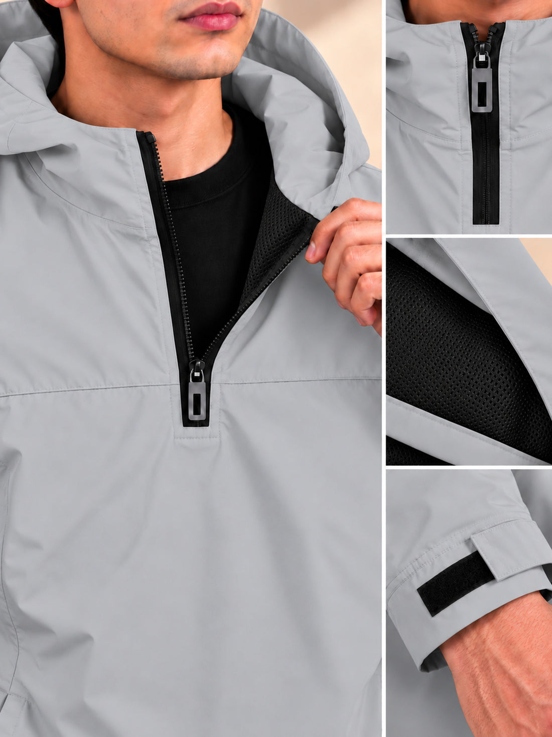 Dpassion Men’s Premium Hooded Windcheater Jacket – Wholesale Manufacturer & Exporter